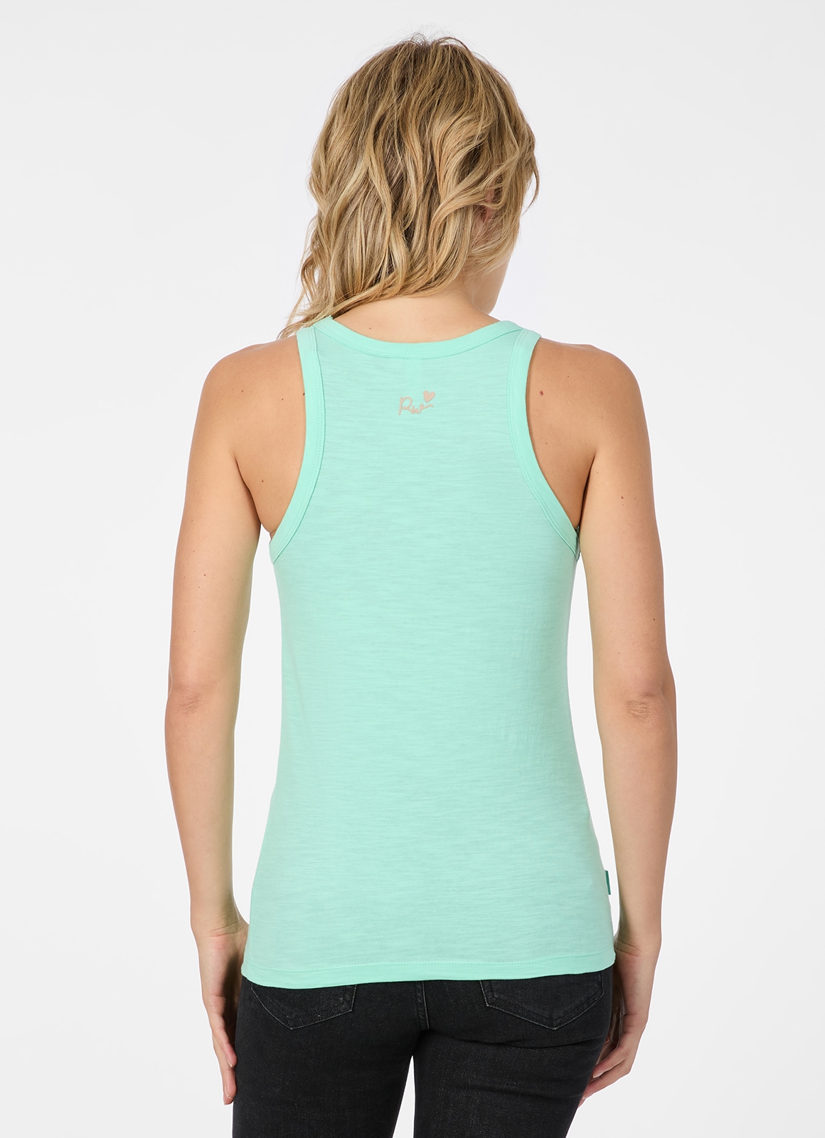 Ragwear Tanktop »JULYANA SLUB« Baumwolle in wolkiger Optik mit Logodetail hinten