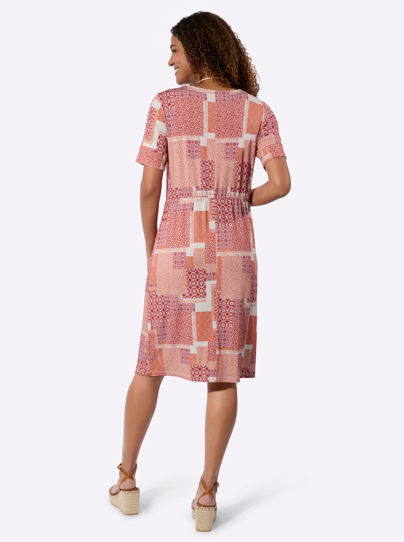 Inspirationen Jerseykleid »Jersey-Kleid« Eingrifftaschen