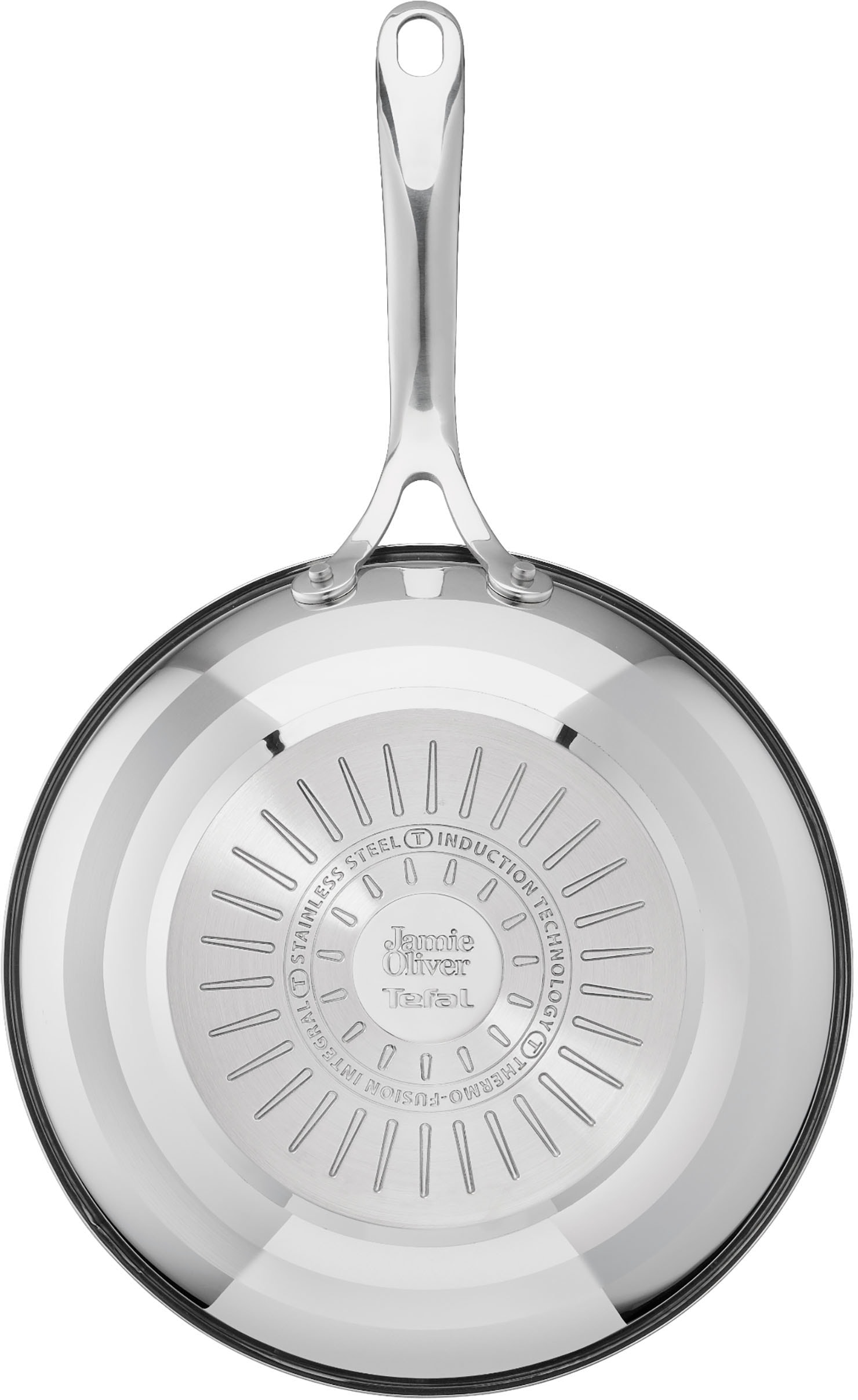 Tefal Wok »Jamie Oliver E31019 Cook Smart«, Edelstahl, Antihaftversiegelung, Thermo-Signal, Induktion, Ø 28 cm