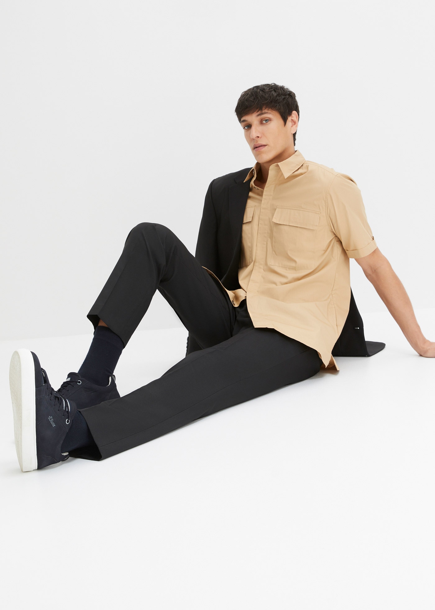 bonprix Anzughose »Baukasten-Anzugshose, Regular Fit«  Baukasten-Anzugshose, Regular Fit