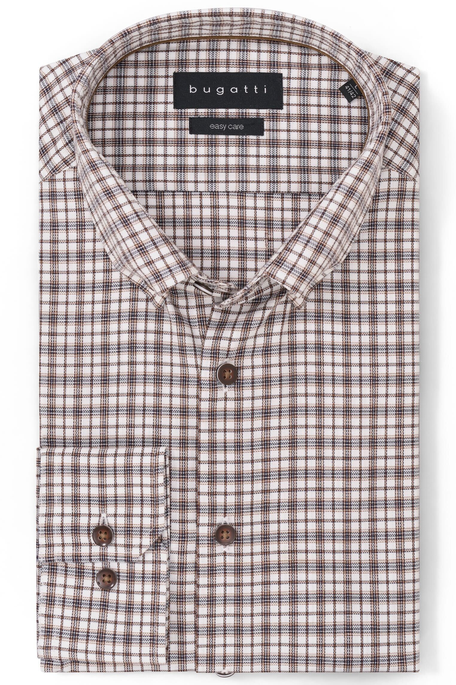 bugatti Businesshemd »Modern Fit« mit Button-Down-Kragen