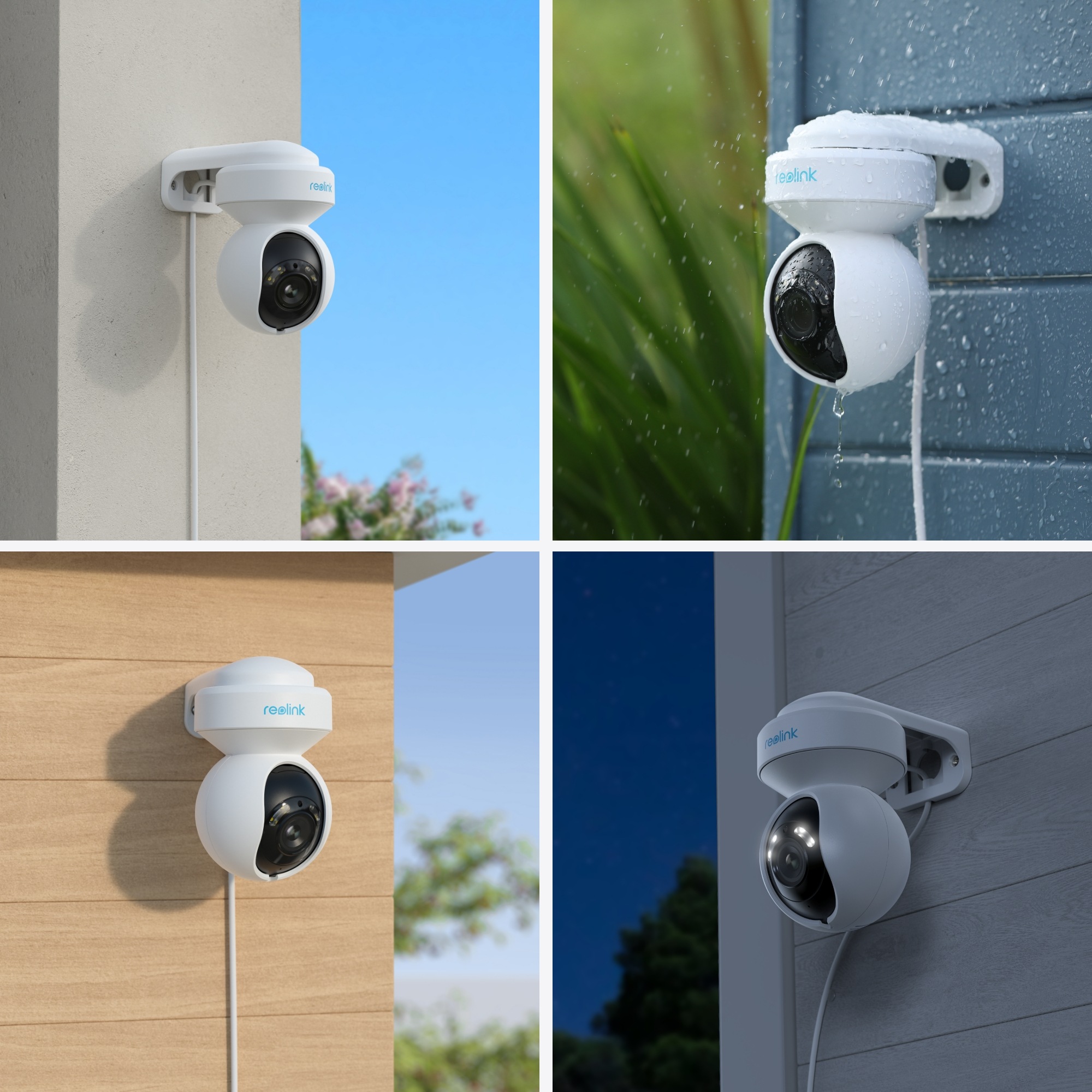 Reolink Überwachungskamera »E Series E540«, Außenbereich-Innenbereich, Pan&Tilt, Dualband-WiFi, Spotlight
