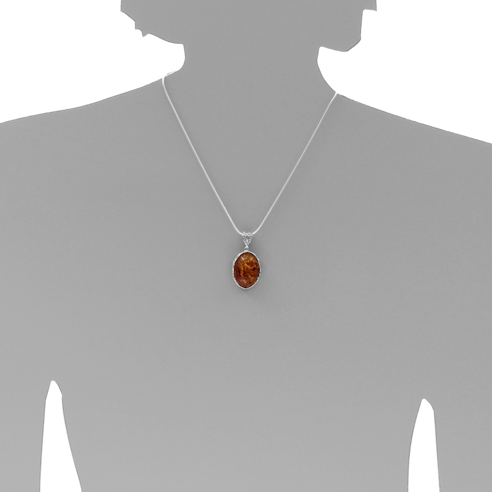 OSTSEE-SCHMUCK Kettenanhänger »- Clara - Silber 925/000 - Bernstein« ()