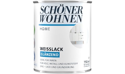 SCHÖNER WOHNEN FARBE Weißlack »Home Weißlack«