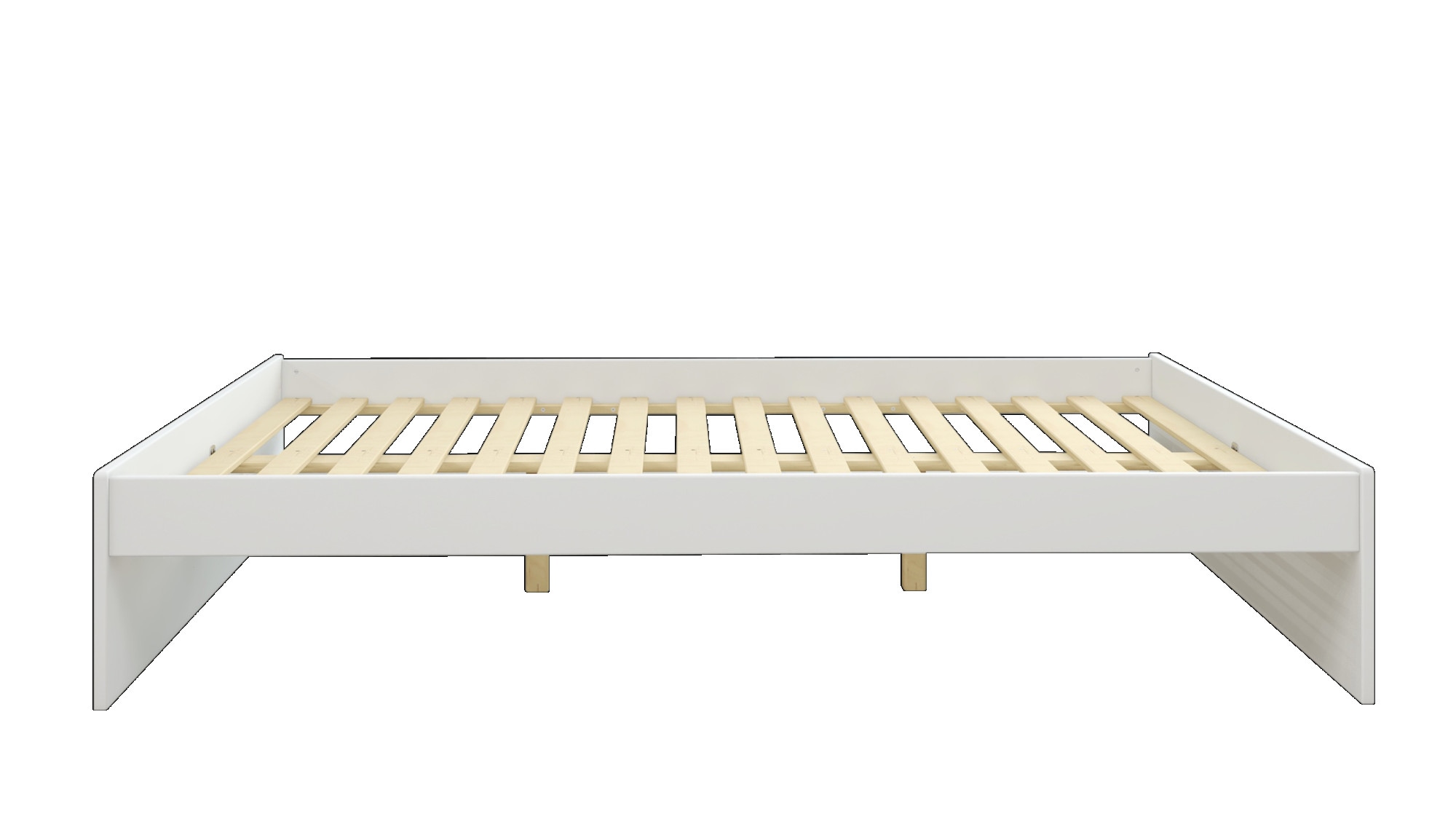 OTTO home Bett »Magdala«, (Breite/ Belastbarkeit: 120cm/200 KG, 90cm/ 100KG), aus MDF, Breite Liegefläche 140 cm, Bettkasten optional