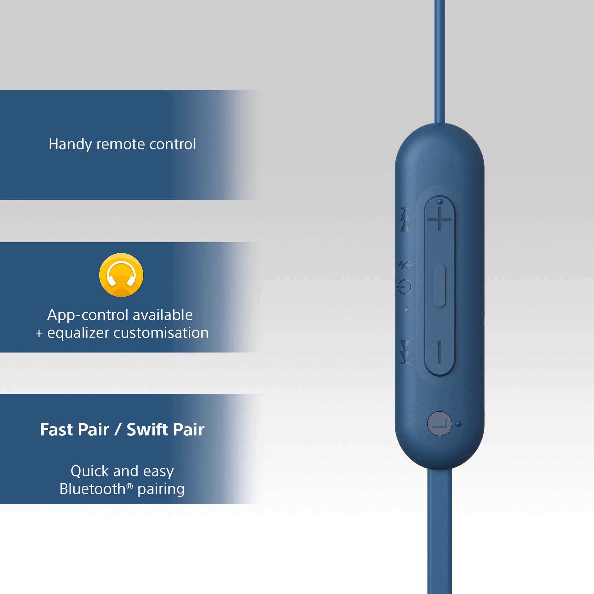Sony In-Ear-Kopfhörer »In-Ear Kopfhörer WI-C100«, Sprachsteuerung