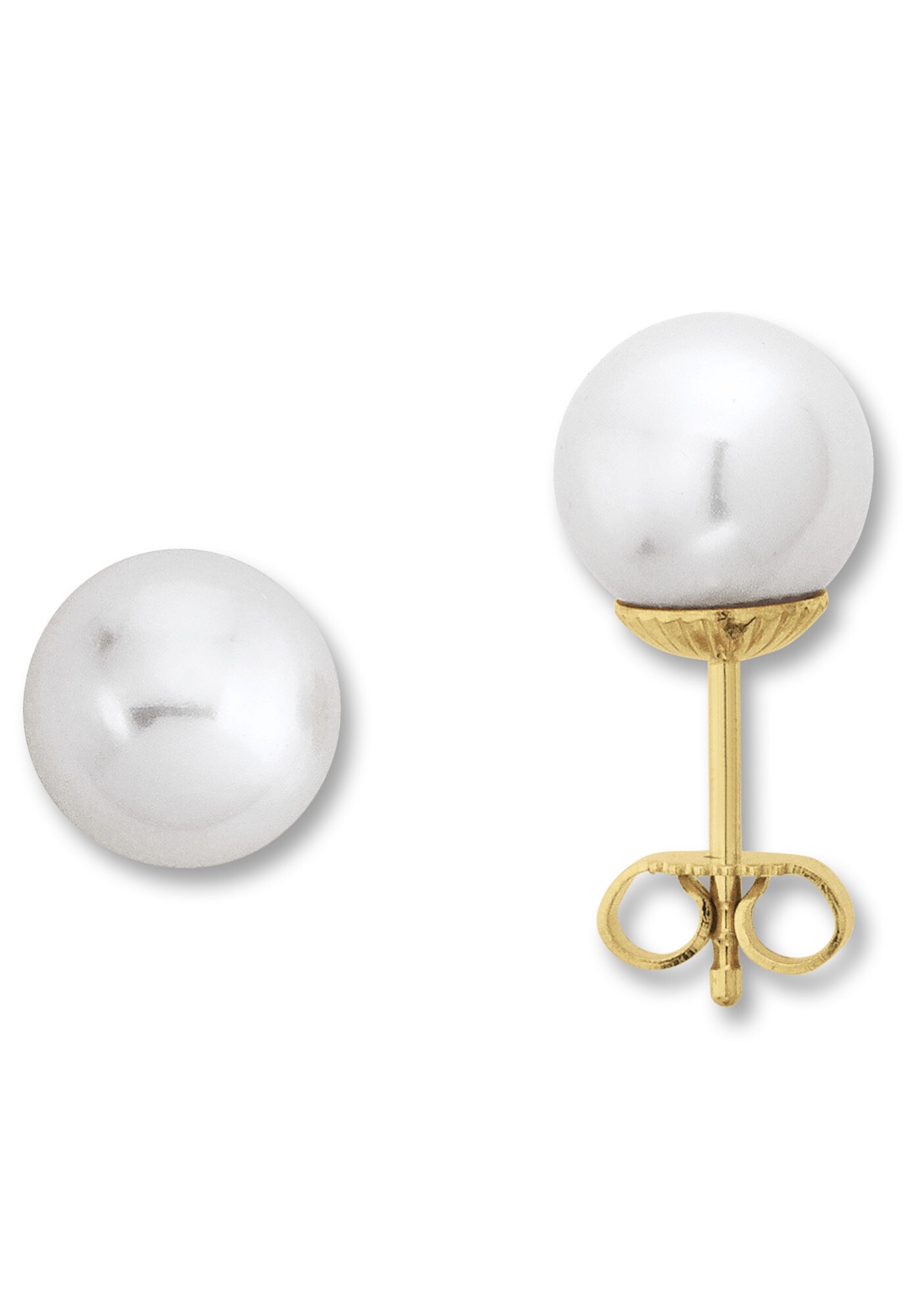 ONE ELEMENT Paar Ohrstecker »Ohrringe  Ohrstecker aus 333 Gelbgold«