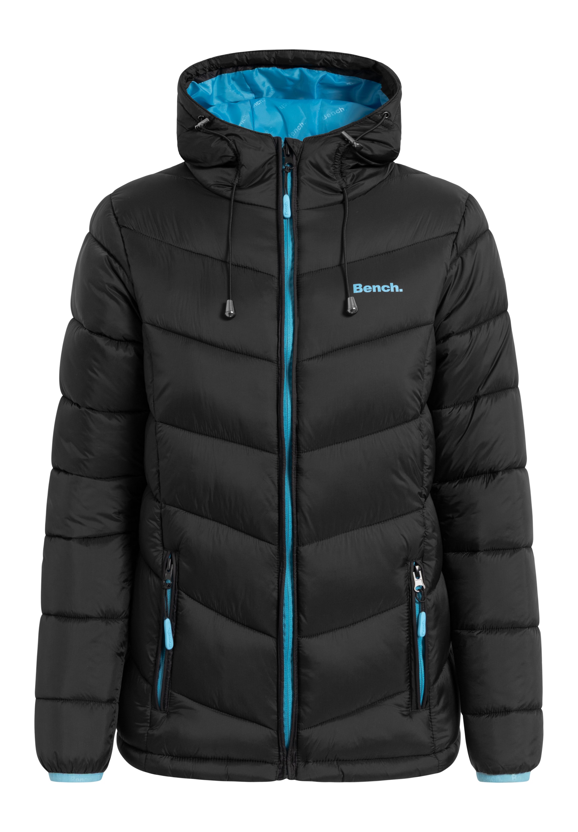 Bench. Steppjacke »JIYRA« mit Kapuze leichte, taillierte Übergangsjacke mit breiter Steppung und Kapuze