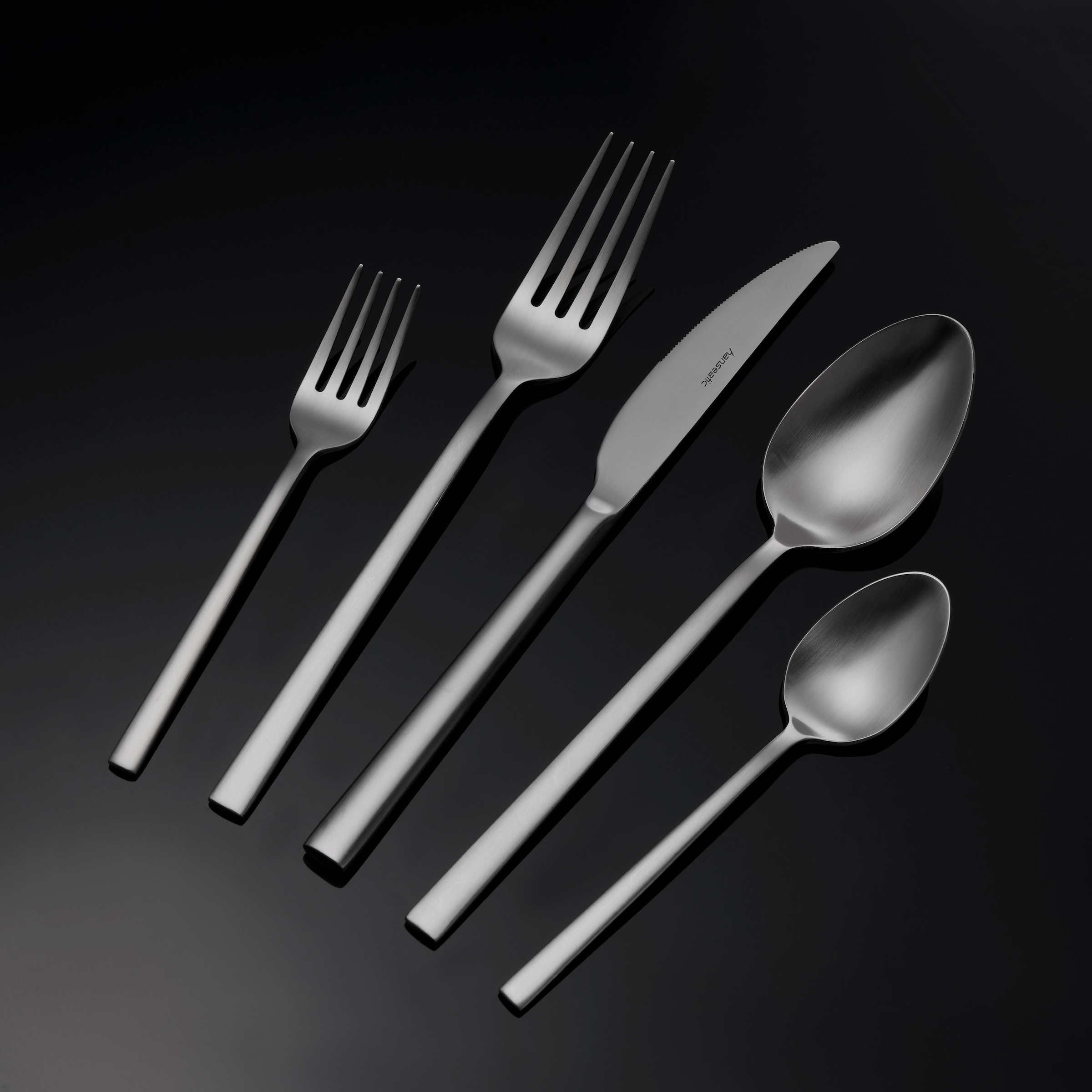Hanseatic Besteck-Set »SMART, in matter Optik«, (Set, 60 tlg.), leichtes und minimalistisches Design