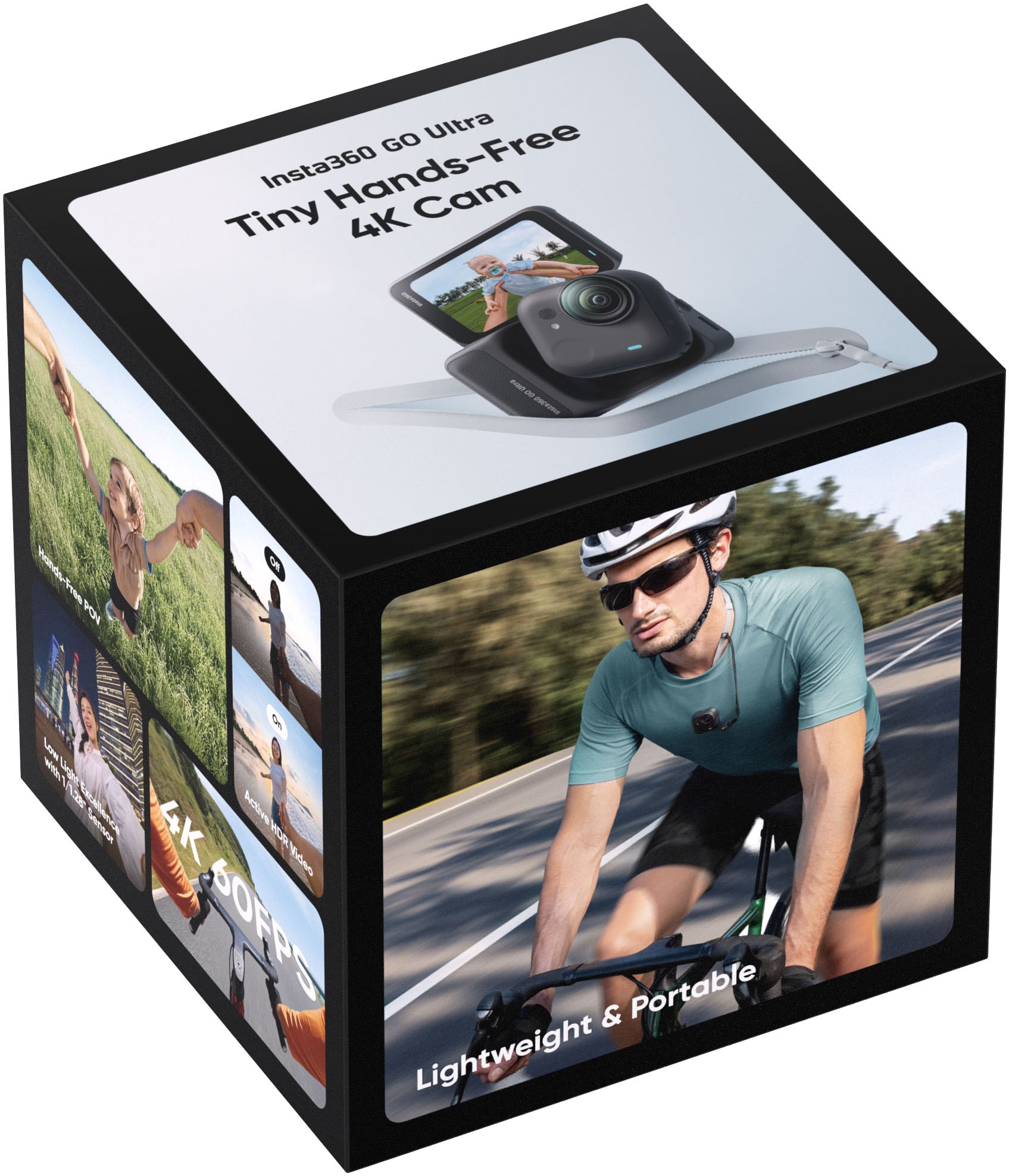 Insta360 Action Cam »GO Ultra Standard Bundle« 4K Ultra HD Bluetooth