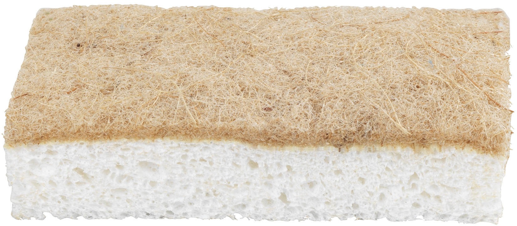 WENKO Geschirrschwamm »Modell Coco, 12er Set«, (Set, 12 St.), mit Naturfasern, 2-seitig, waschbar bis 40 °C