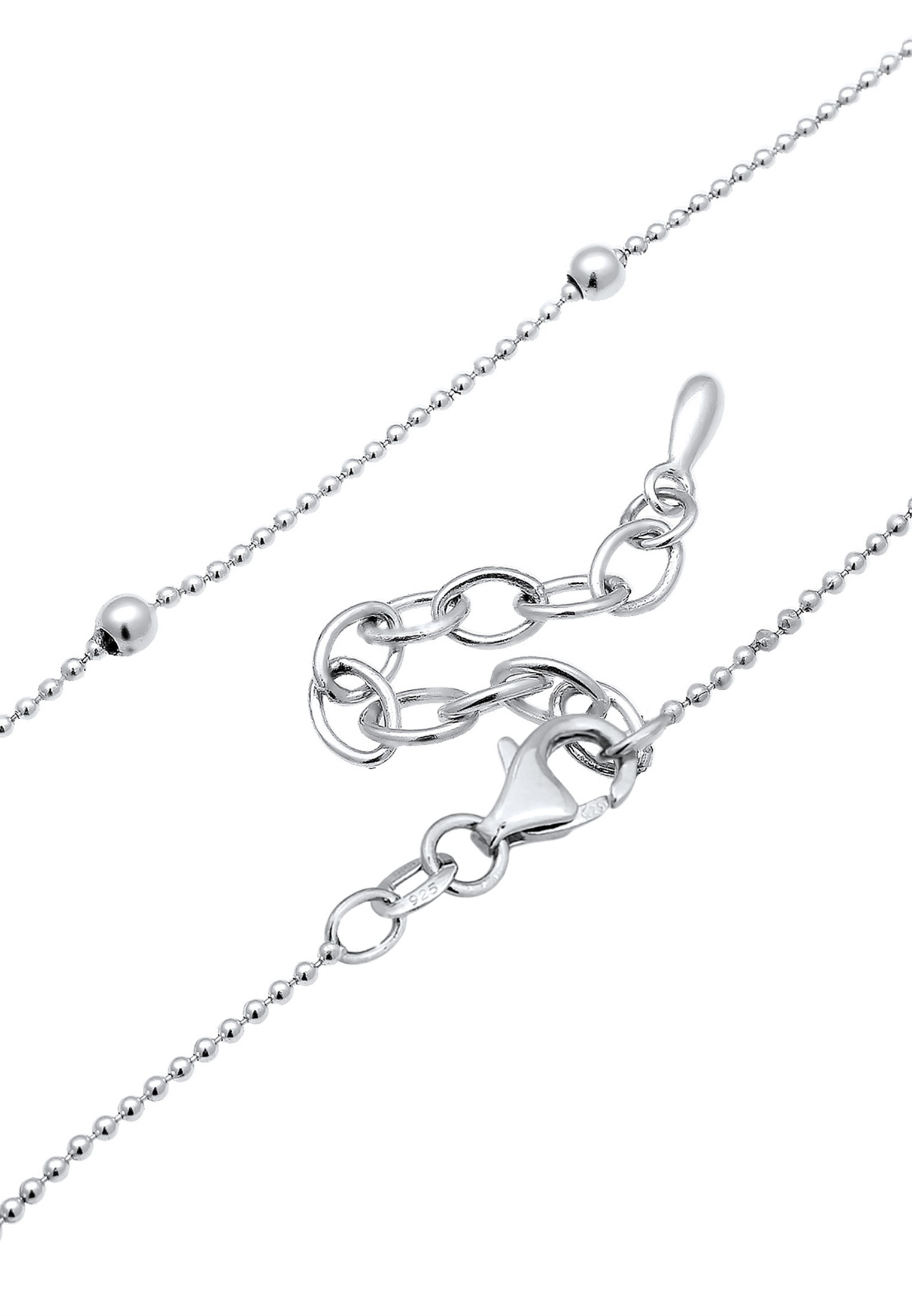 Elli Choker »Halskette Choker Anhänger Halbmond 925 Sterling Silber«
