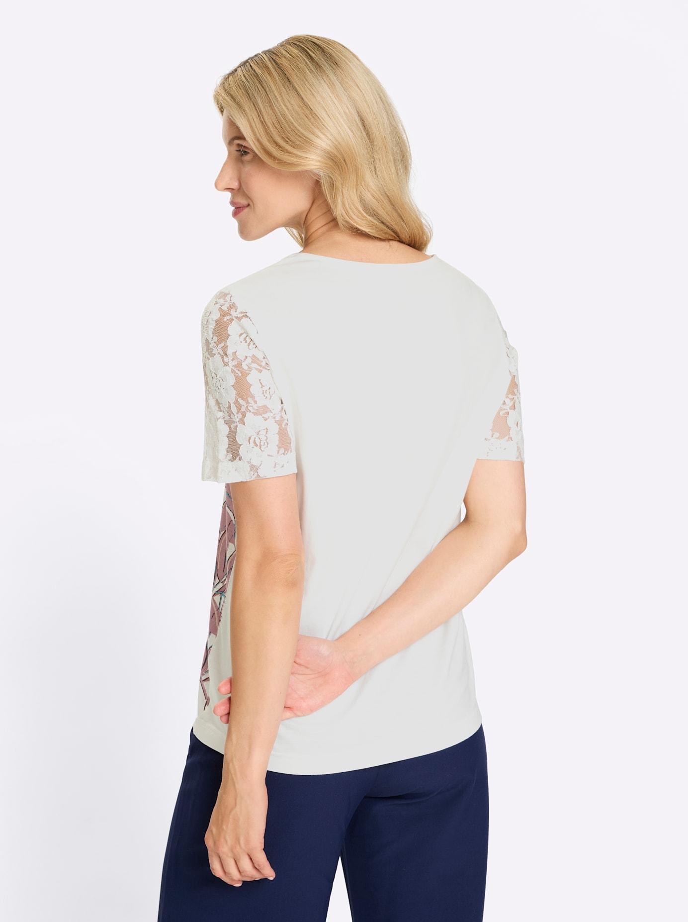 Classic Basics Spitzenshirt »Kurzarm-Shirt« 1 tlg.