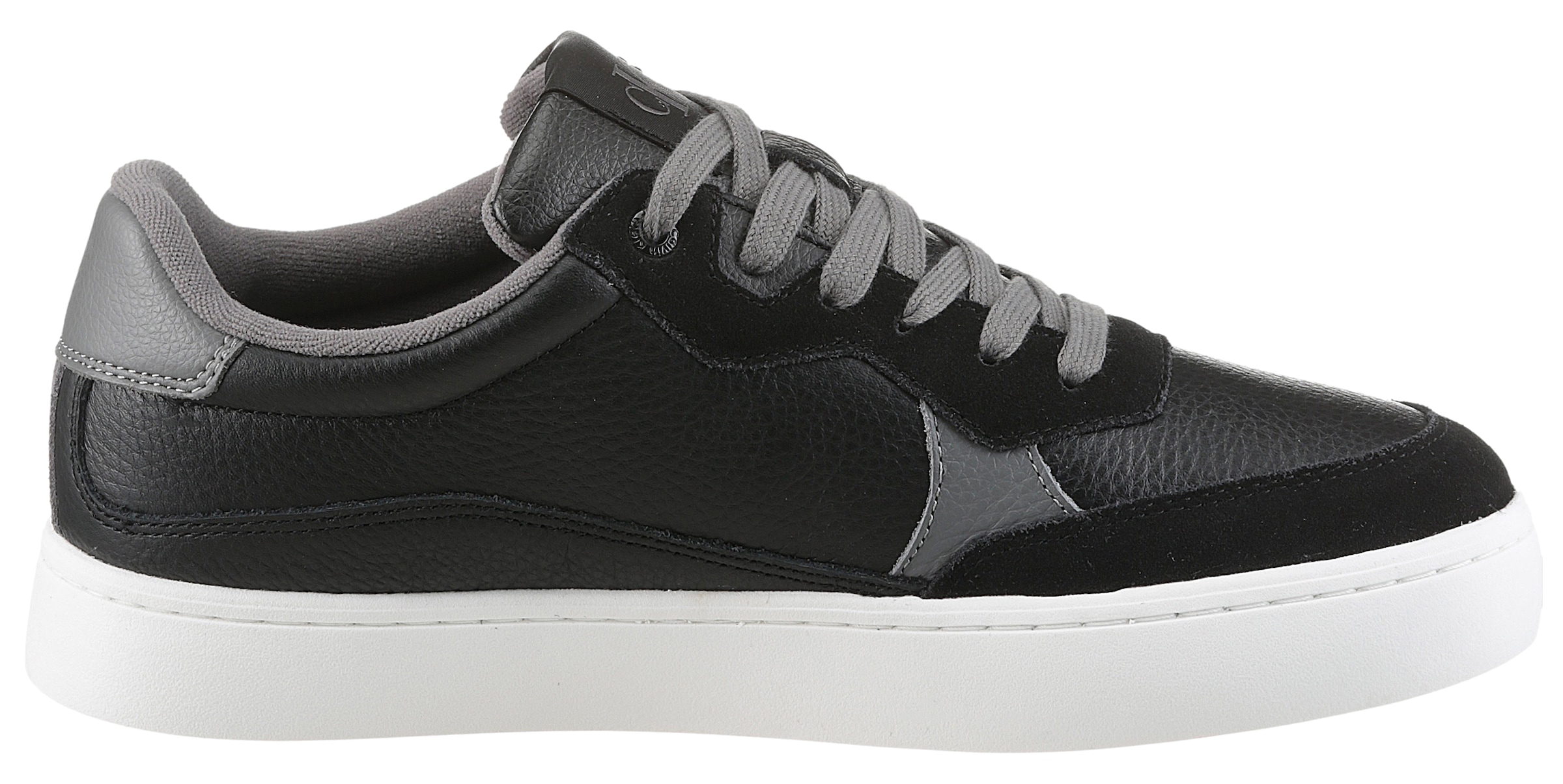 Calvin Klein Jeans Plateausneaker »CLASSIC CUPSOLE MG WMM«, Freizeitschuh, Halbschuh, Schnürschuh mit seitlichem CK-Logo