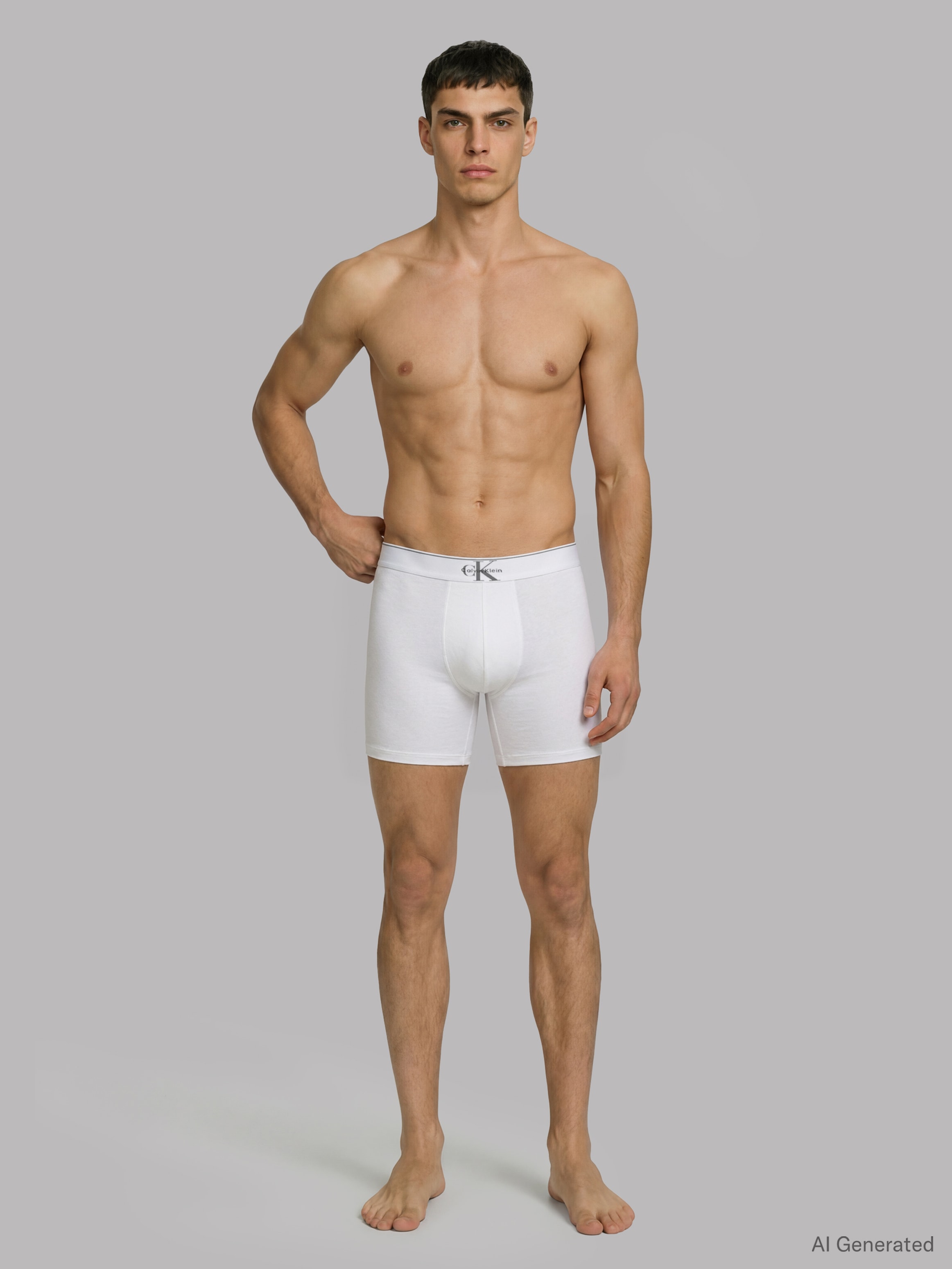 Calvin Klein Underwear Boxershorts »Boxer Brief 3PK« Packung, 3er-Pack,  Körpernahe Passform mit elastischem Bund