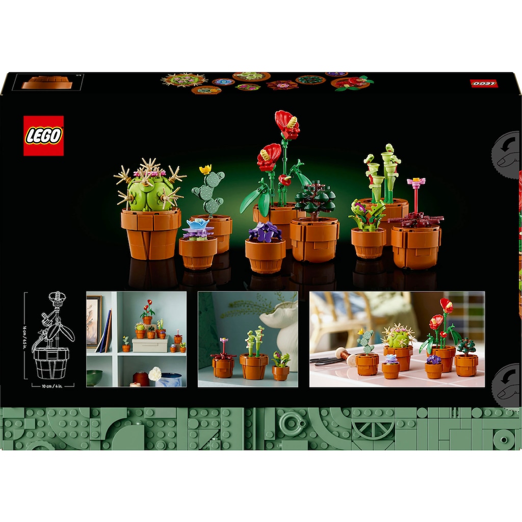 LEGO® Konstruktionsspielsteine »Mini Pflanzen (10329), LEGO Icons«, (758 St.), Made in Europe