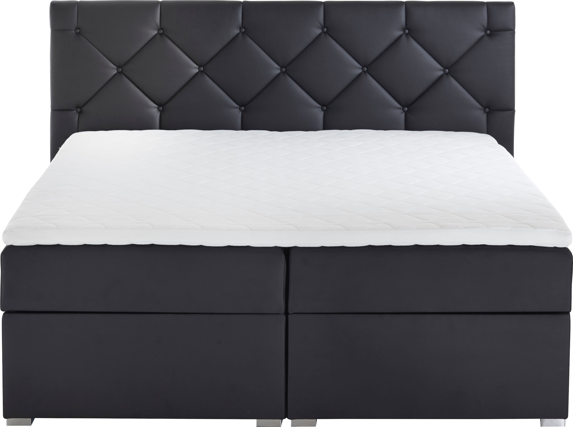 ATLANTIC home collection Boxbett »Meike« mit XXL-Bettkasten und Topper