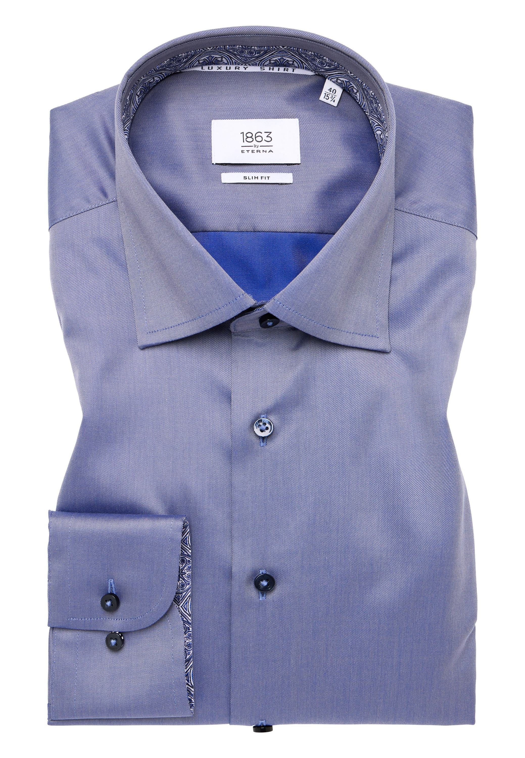 Eterna Langarmhemd »SLIM FIT«, NON IRON (bügelfrei)