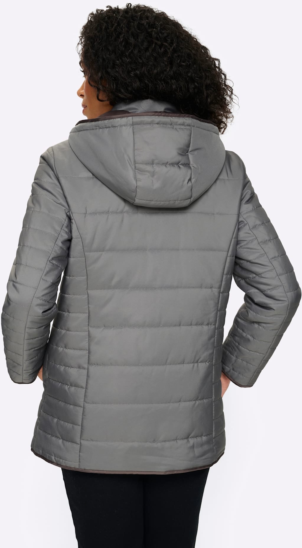 Classic Basics Steppjacke mit Kapuze