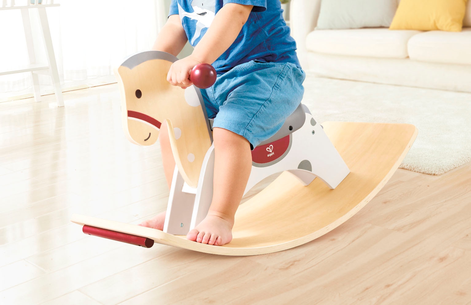 Hape Schaukelpferd »2in1-Schaukelpferd und Balance-Board«