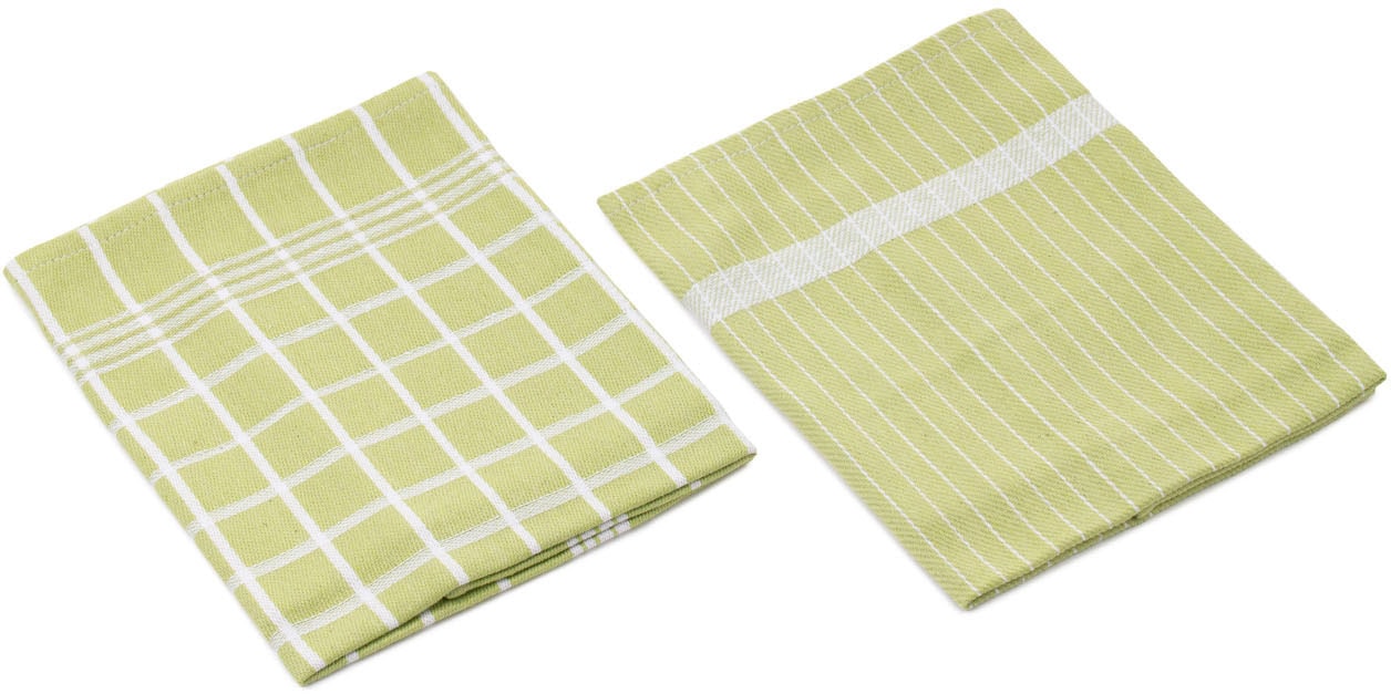 Gözze Geschirrtuch »Geschirrtücher, Des. 60056«, (Set, 4 tlg.), aus 100% recycelten Materialien