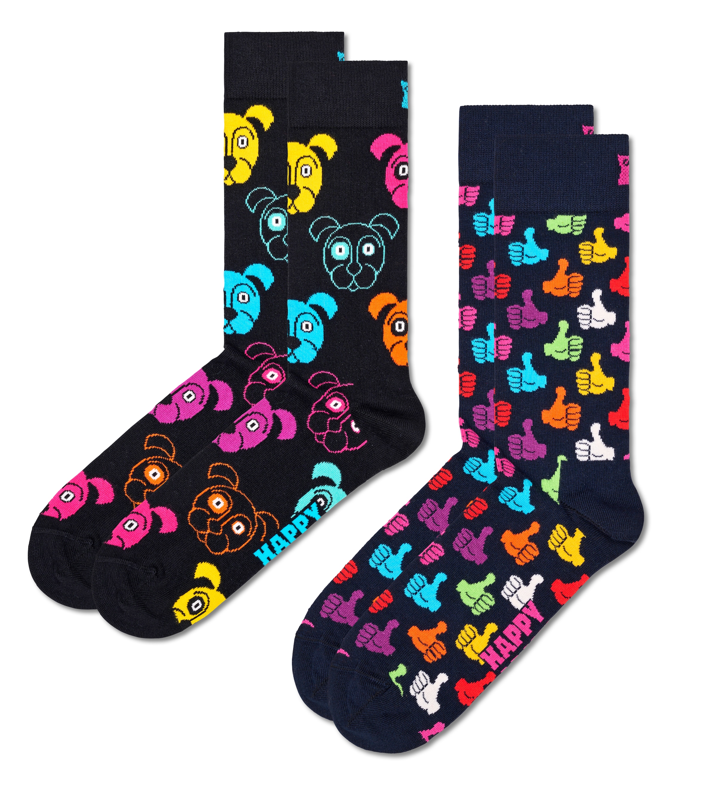 Happy Socks Socken »Classic Dog Socks«, (Packung, 2 Paar), Dog & Thumbs Up  Socks kaufen bei OTTO