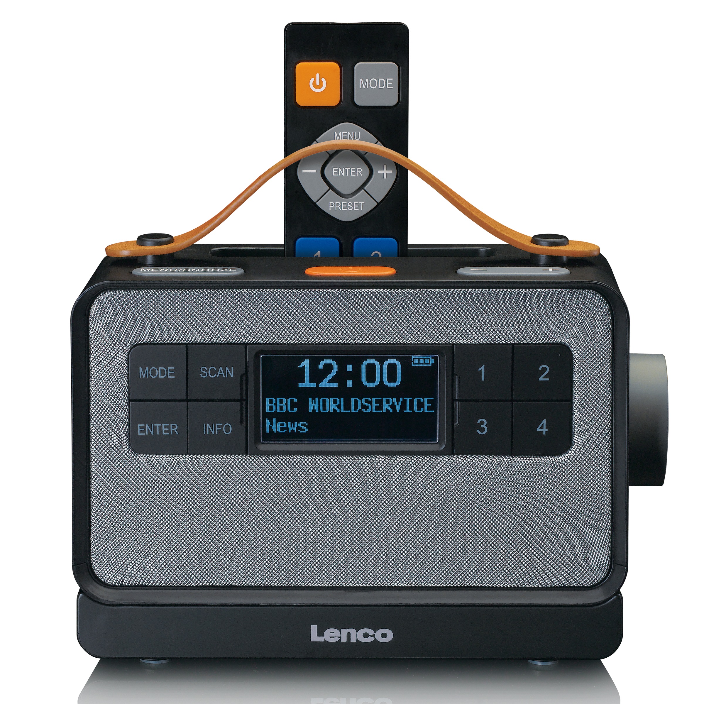 Lenco Digitalradio (DAB+) »PDR-065BK«, (Digitalradio (DAB+)-FM-Tuner mit RDS 4 W)