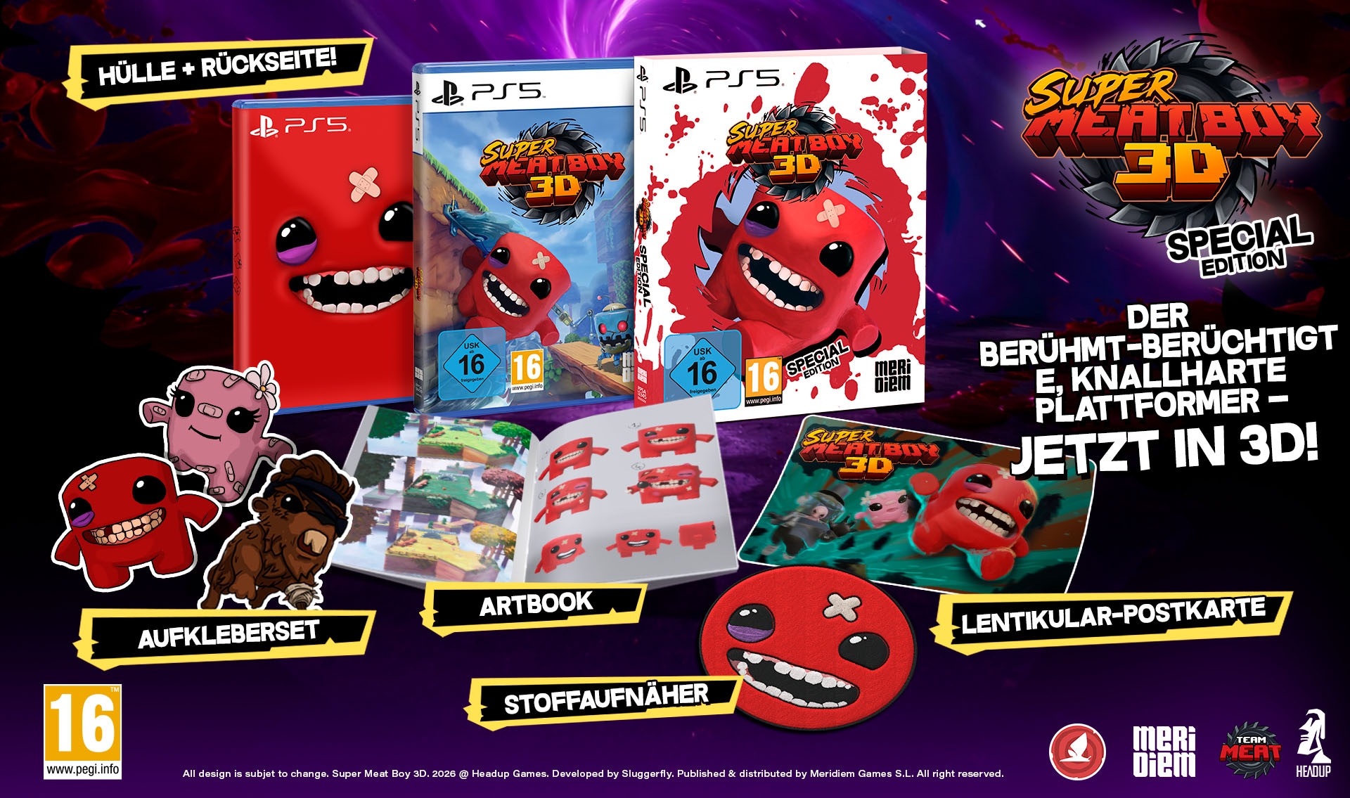 MERIDIEM GAMES Spielesoftware »Super Meat Boy 3D Special Edition« PlayStation 5