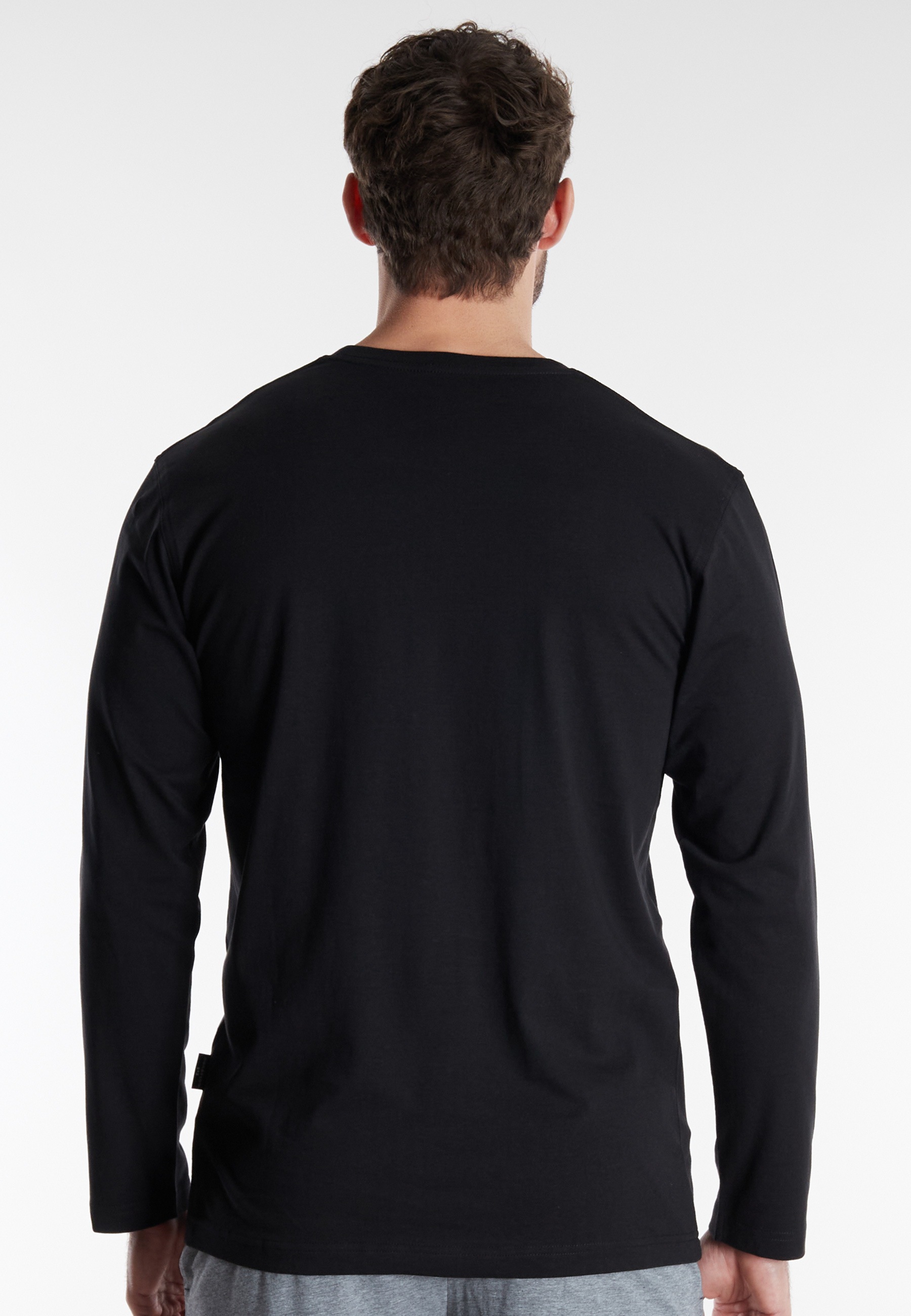 GÖTZBURG Langarmshirt »California« 2er Pack,  basic, Langarm, bequem, Rundhalsausschnitt, locker, 100% Baumwolle