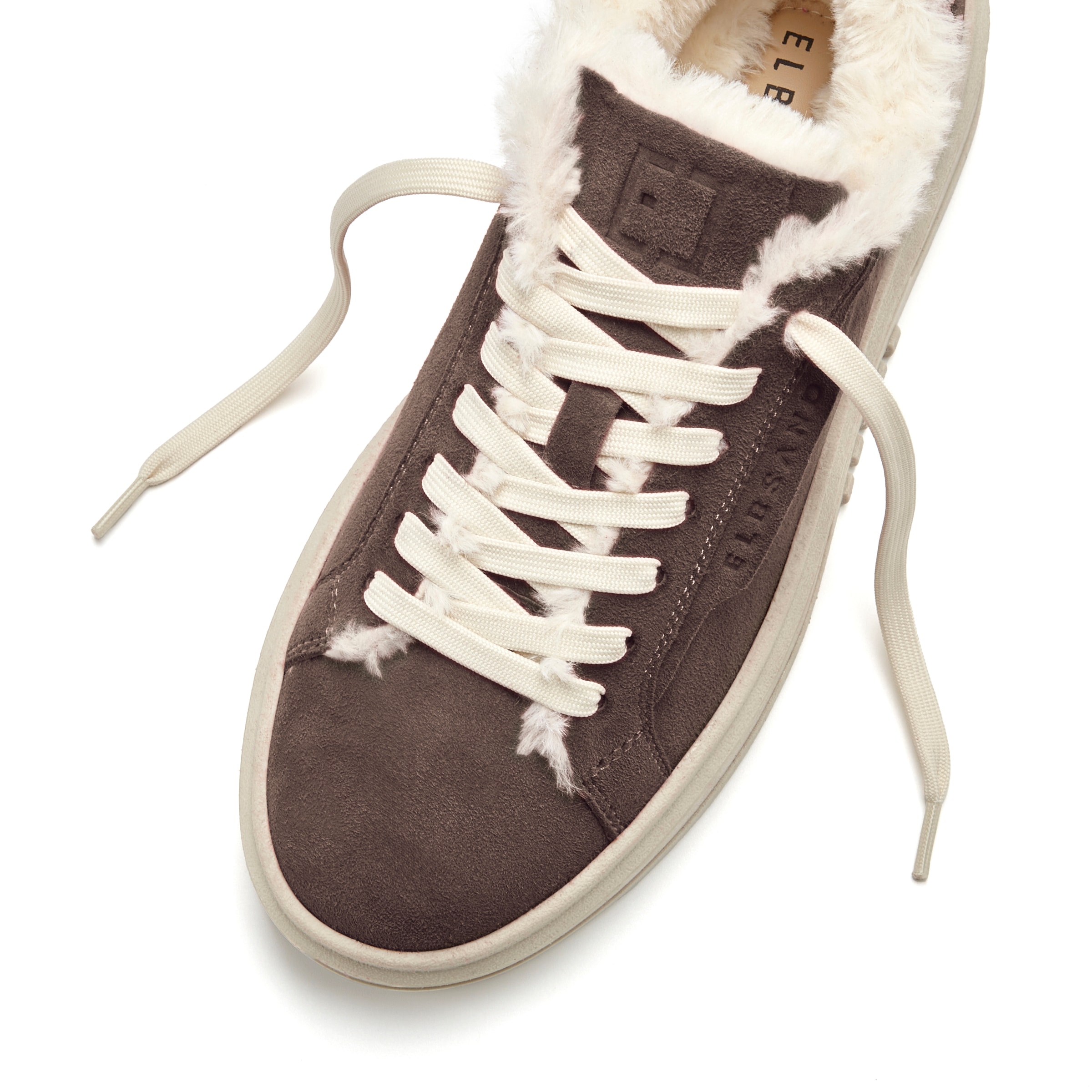 Elbsand Sneaker »Schnürschuh, Turnschuh, Schnürhalbschuh, Freizeitschuh, Ledersneaker«  NEU aus Leder mit kuscheligem Warmfutter und Plateausohle