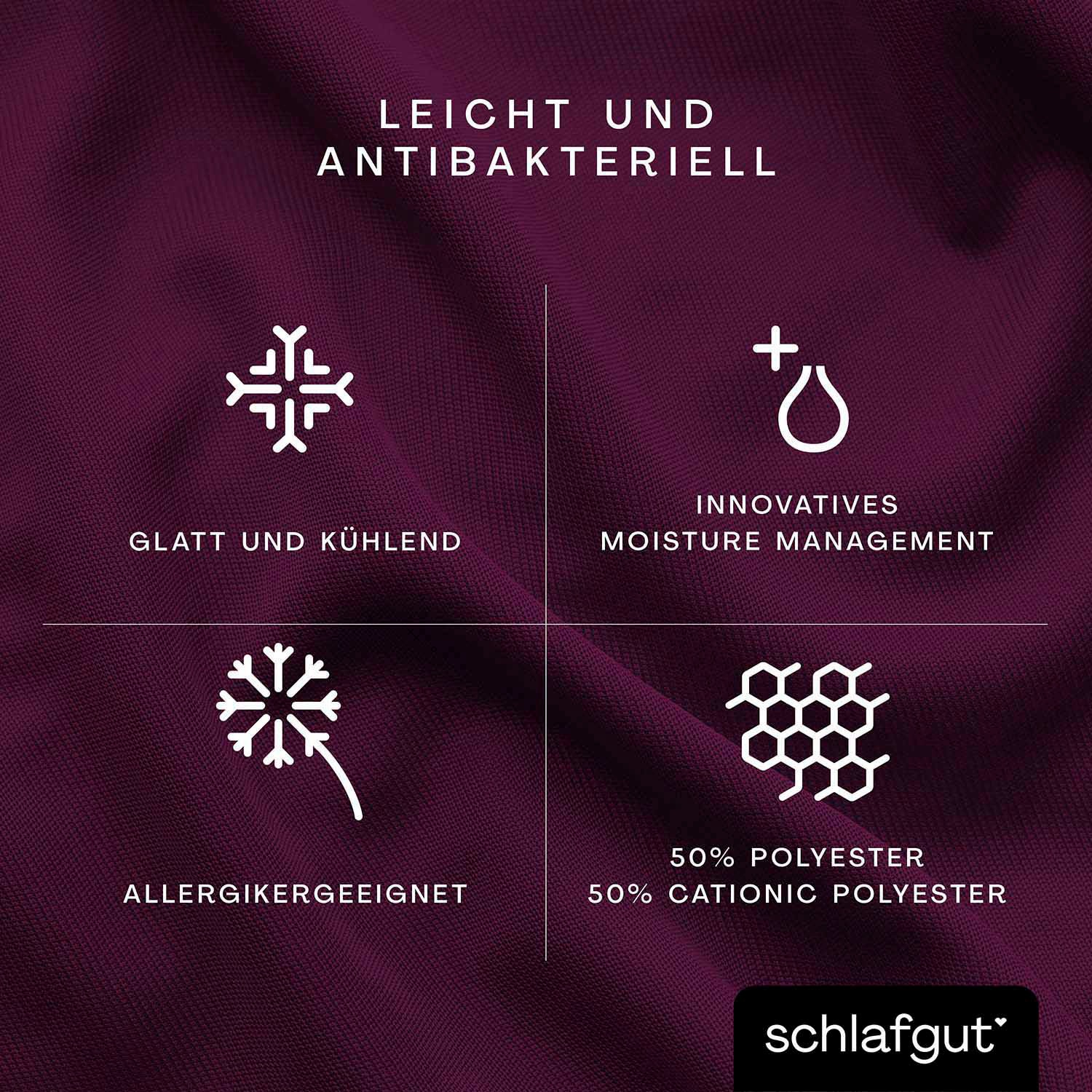 Schlafgut Spannbettlaken »Cool Contact« 100% gekämmte Mikrofaser