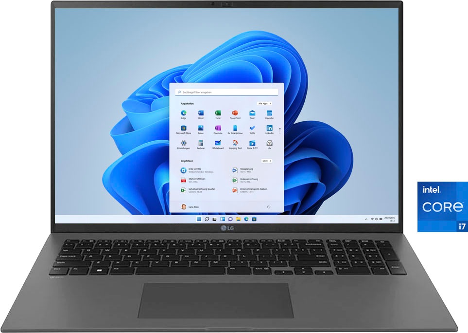LG Notebook »gram 17«, (43,18 cm/17 Zoll), Intel, Core i7, Iris© Xe Graphics, 512 GB SSD