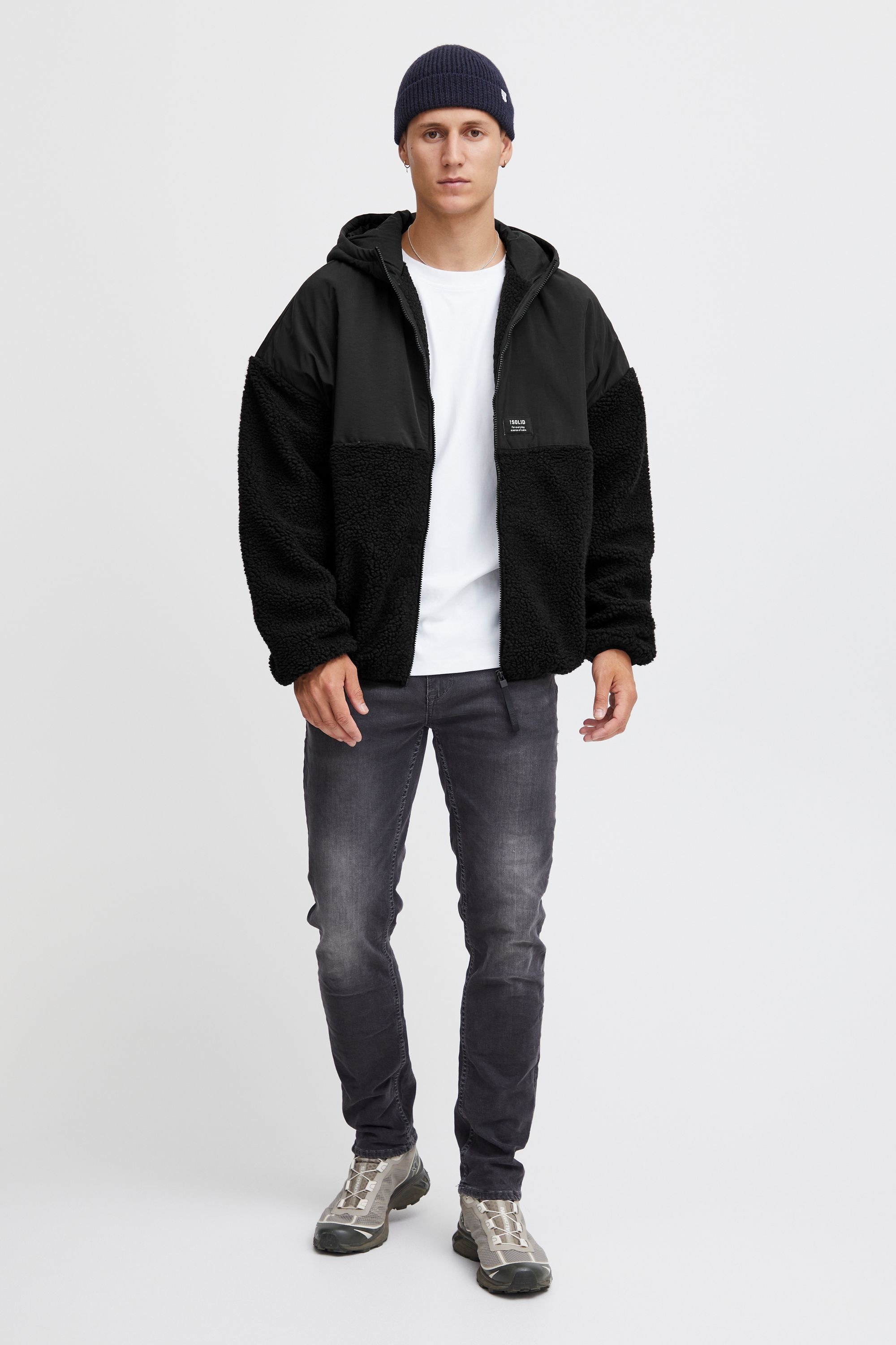 !Solid Fellimitatjacke »Fellimitatjacke SDMark«