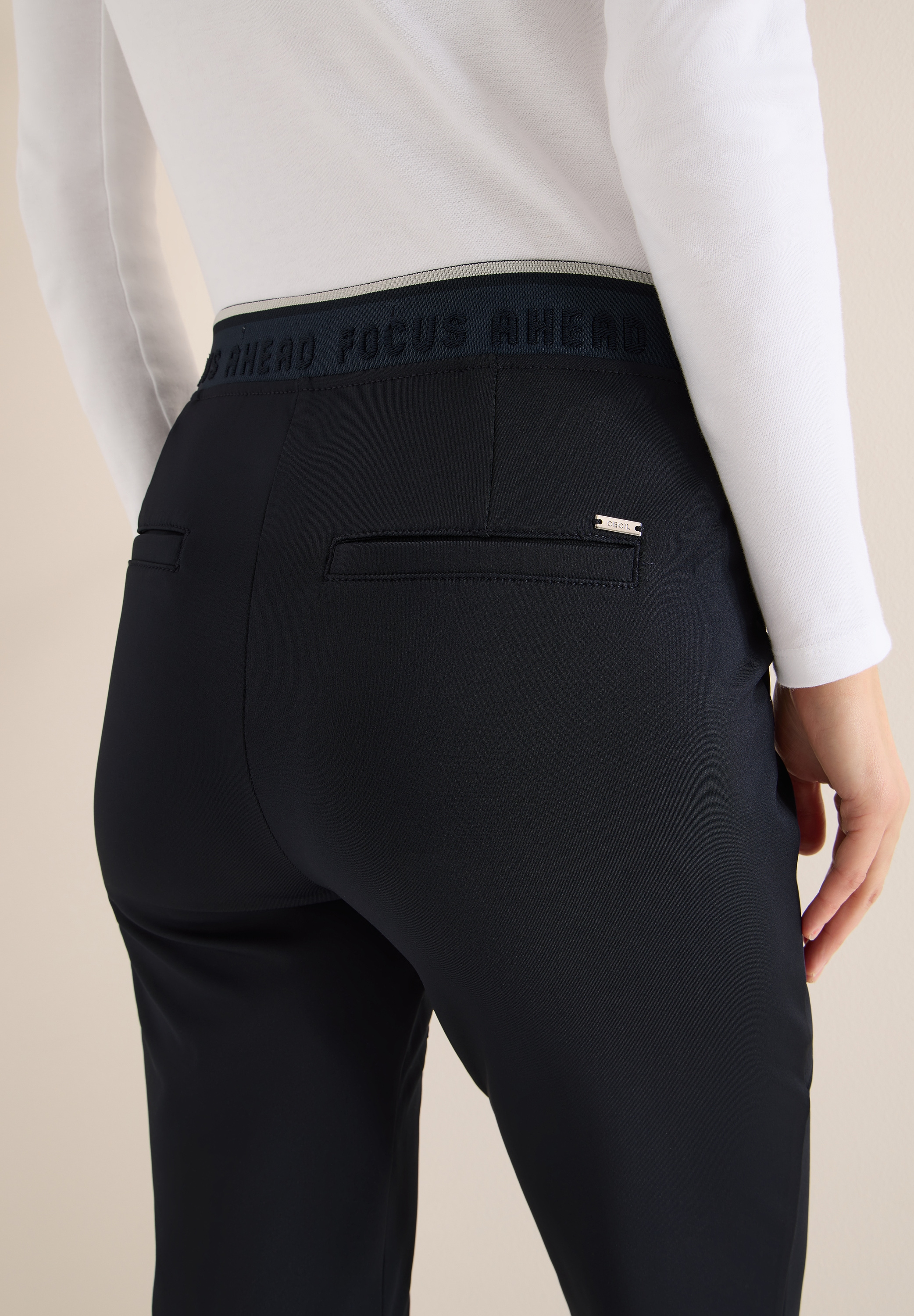Cecil Stoffhose »Style Tracey«  mit Stretch und elastischem Bund