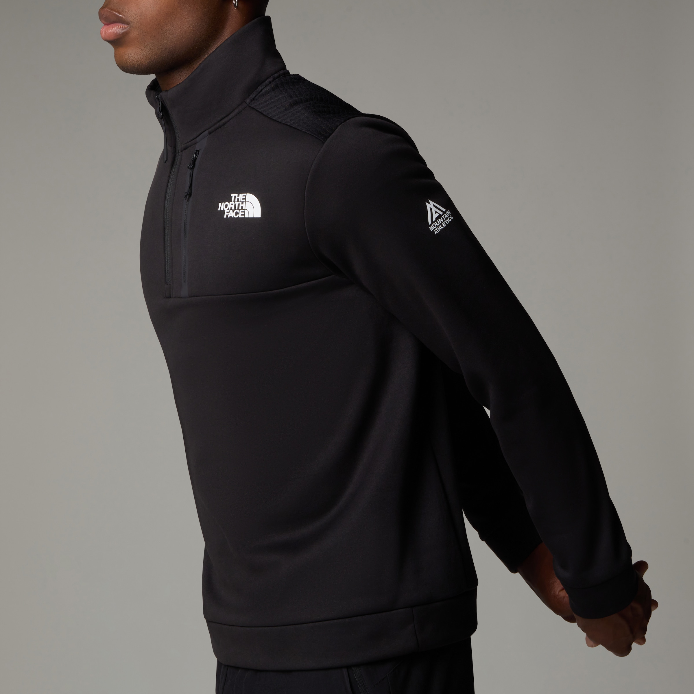 The North Face Sweatshirt »Mountain Athletics Fleece mit 1/4-langem RV für Herren«, (1 tlg.)