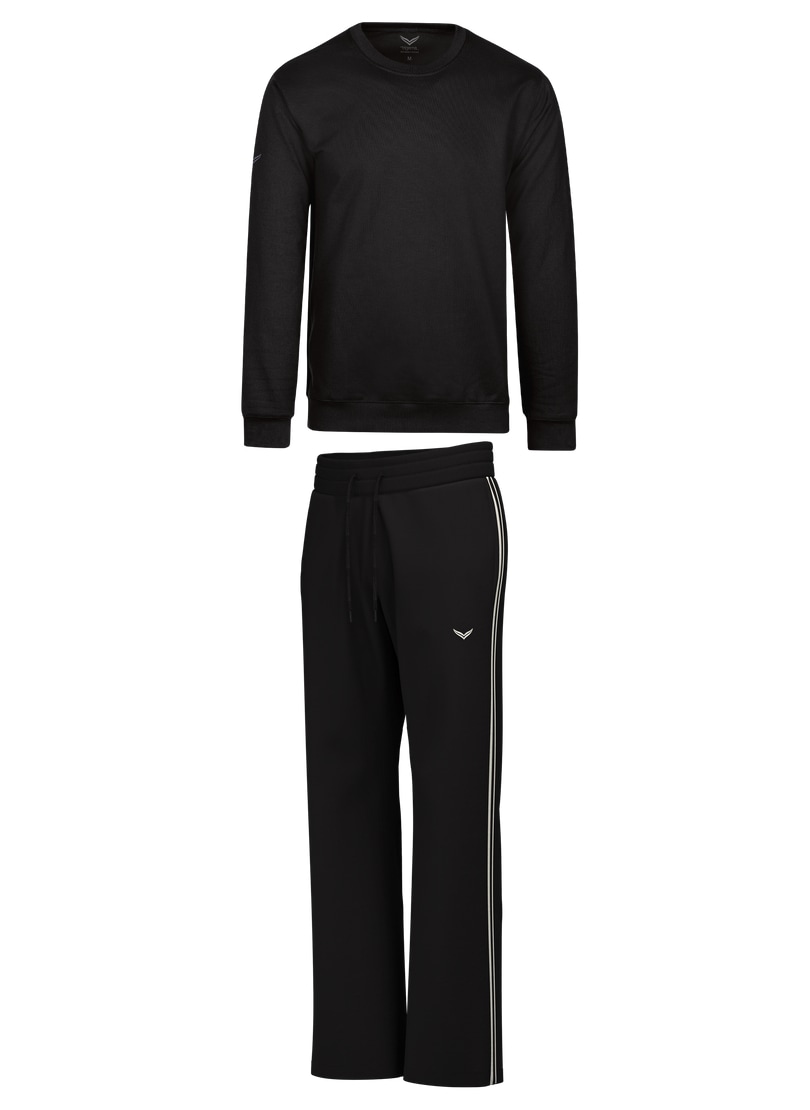 Trigema Freizeitanzug »TRIGEMA Pyjama mit kontrastfarbigen Akzenten-« 1