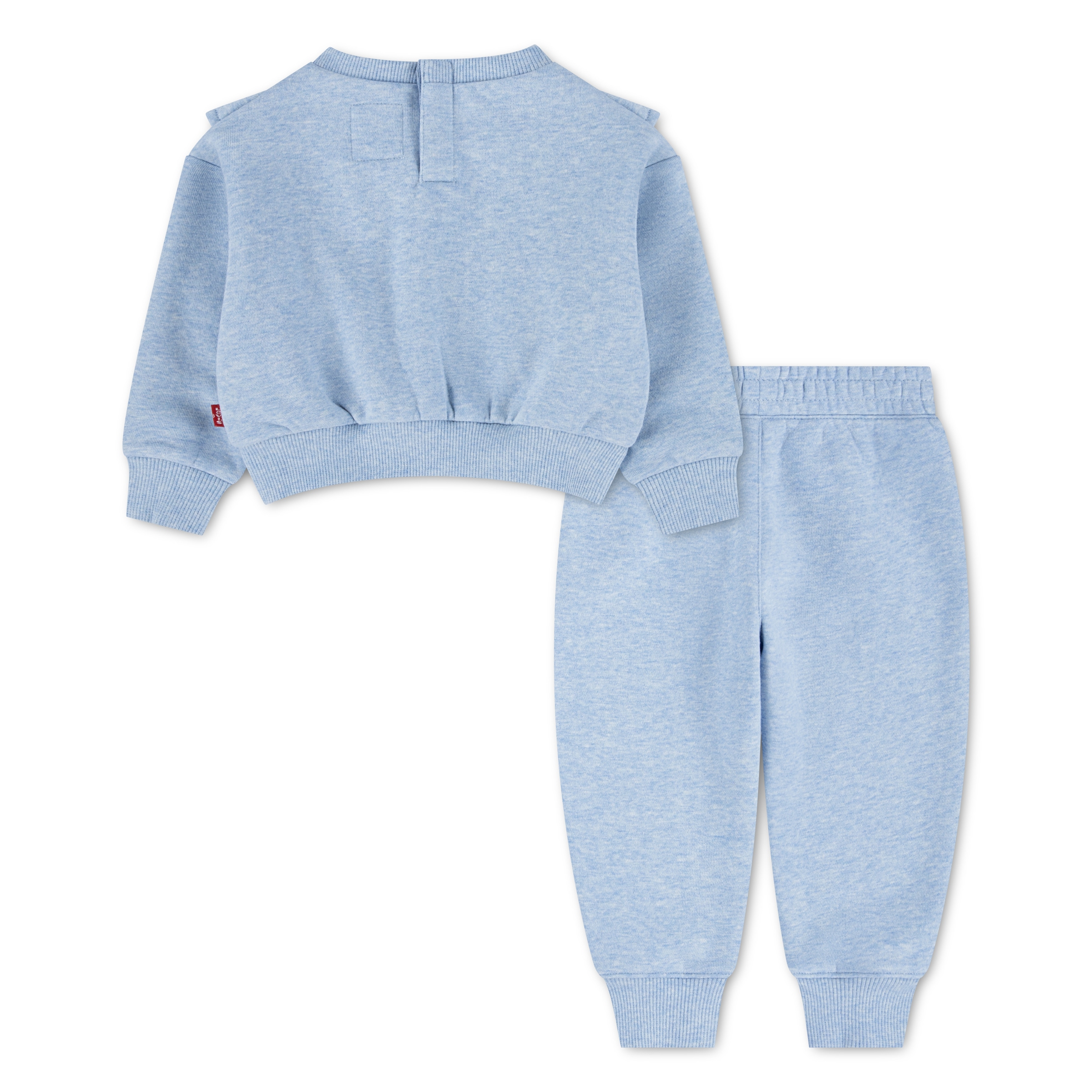 Levi's® Kids Sweatshirt »LVG RUFFLED CREW W JOGGER«, 2 & Joggpants/ Jogginganzug mit Rüschenbesatz - for Girls
