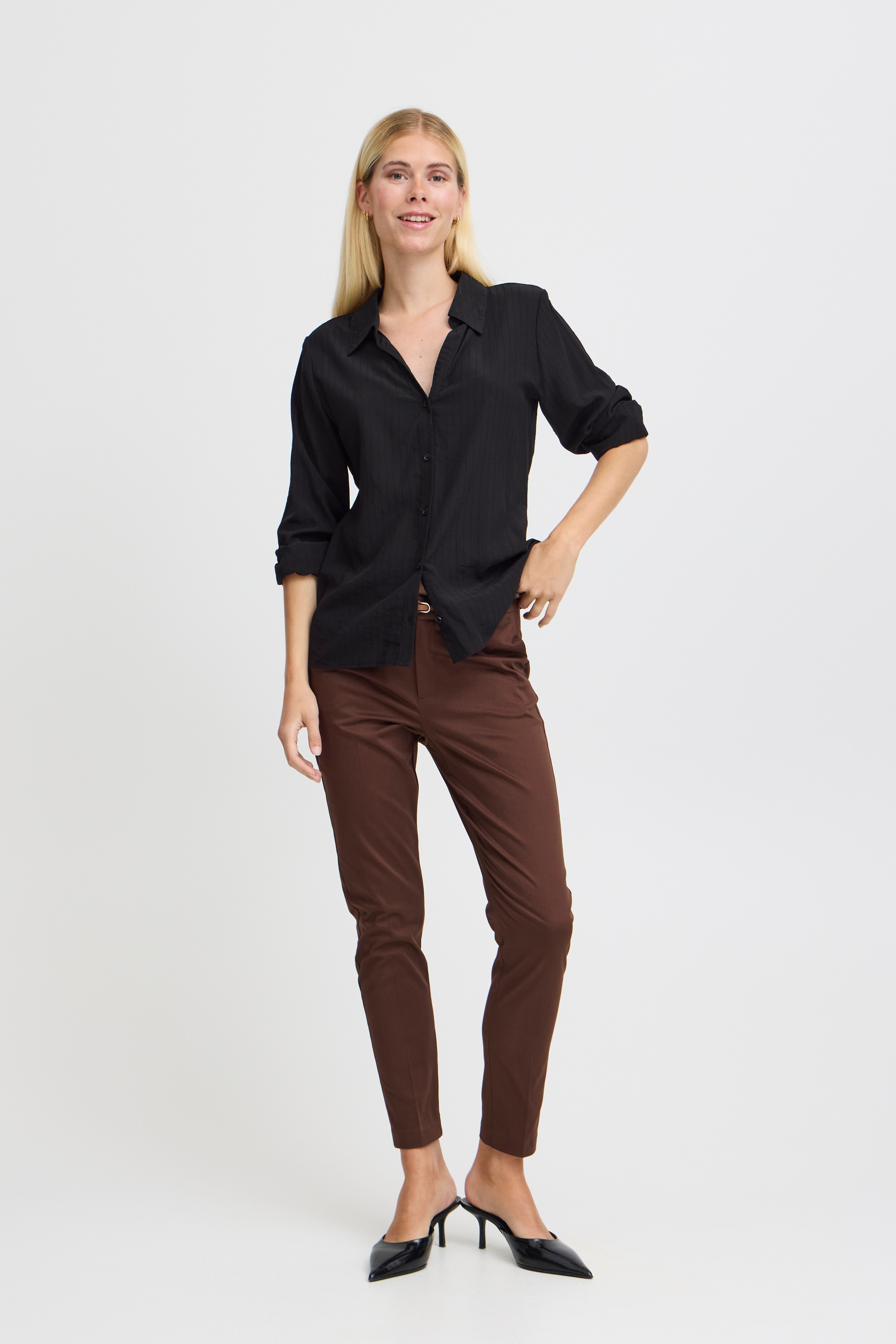 b.young Langarmhemd »Langarm - Hemd BYHUBBA«