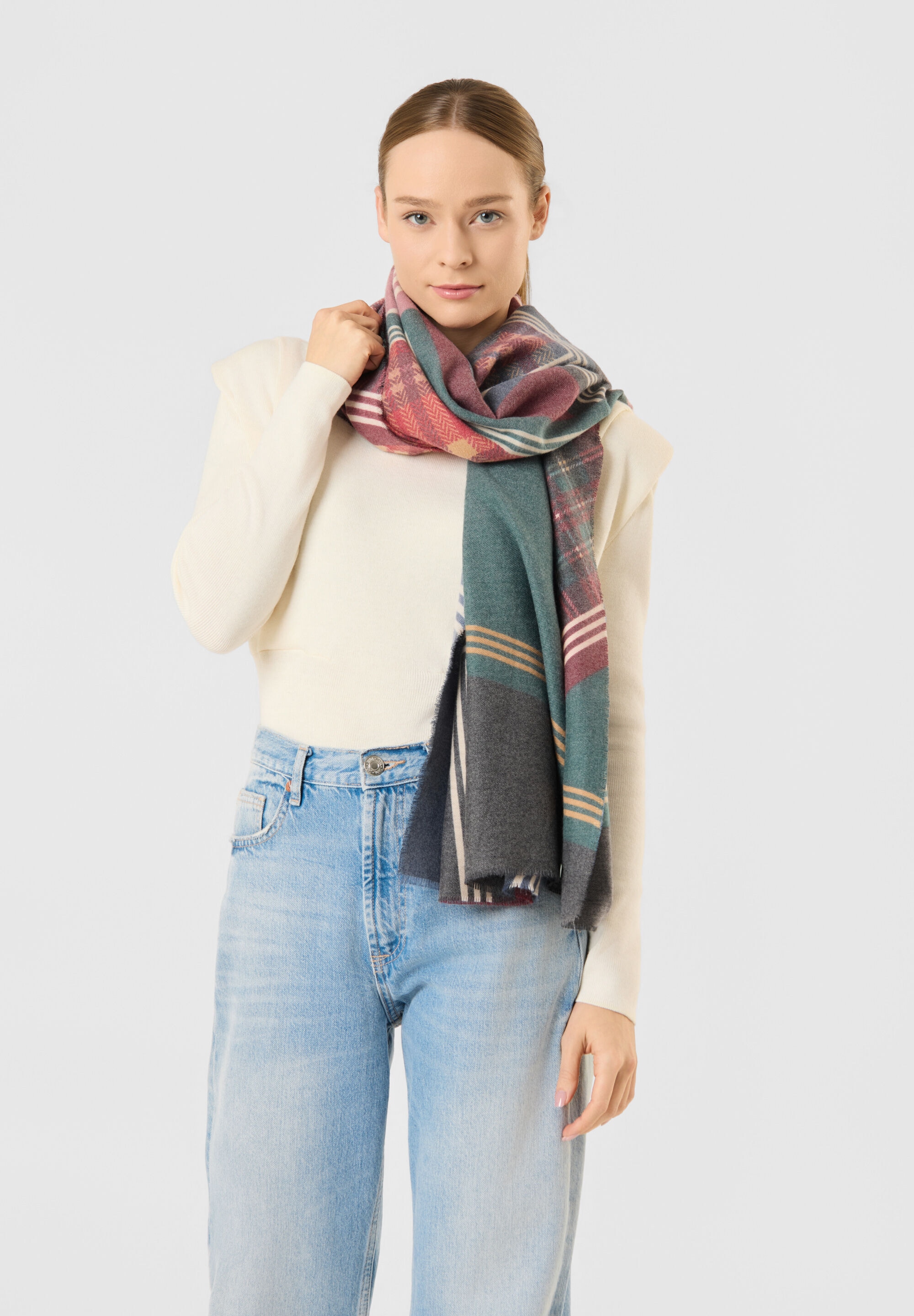 Codello Modetuch »Codello Schal« mit Karo-Muster