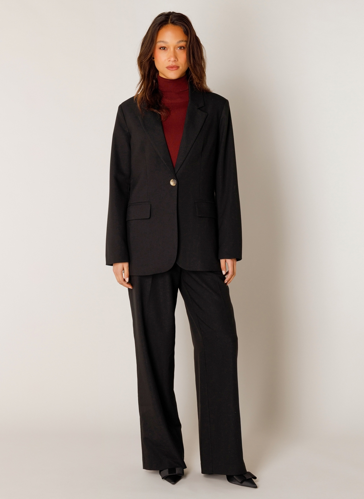 Base Level Jackenblazer »Yella« mit 1-Knopf-Verschluss und Viskose