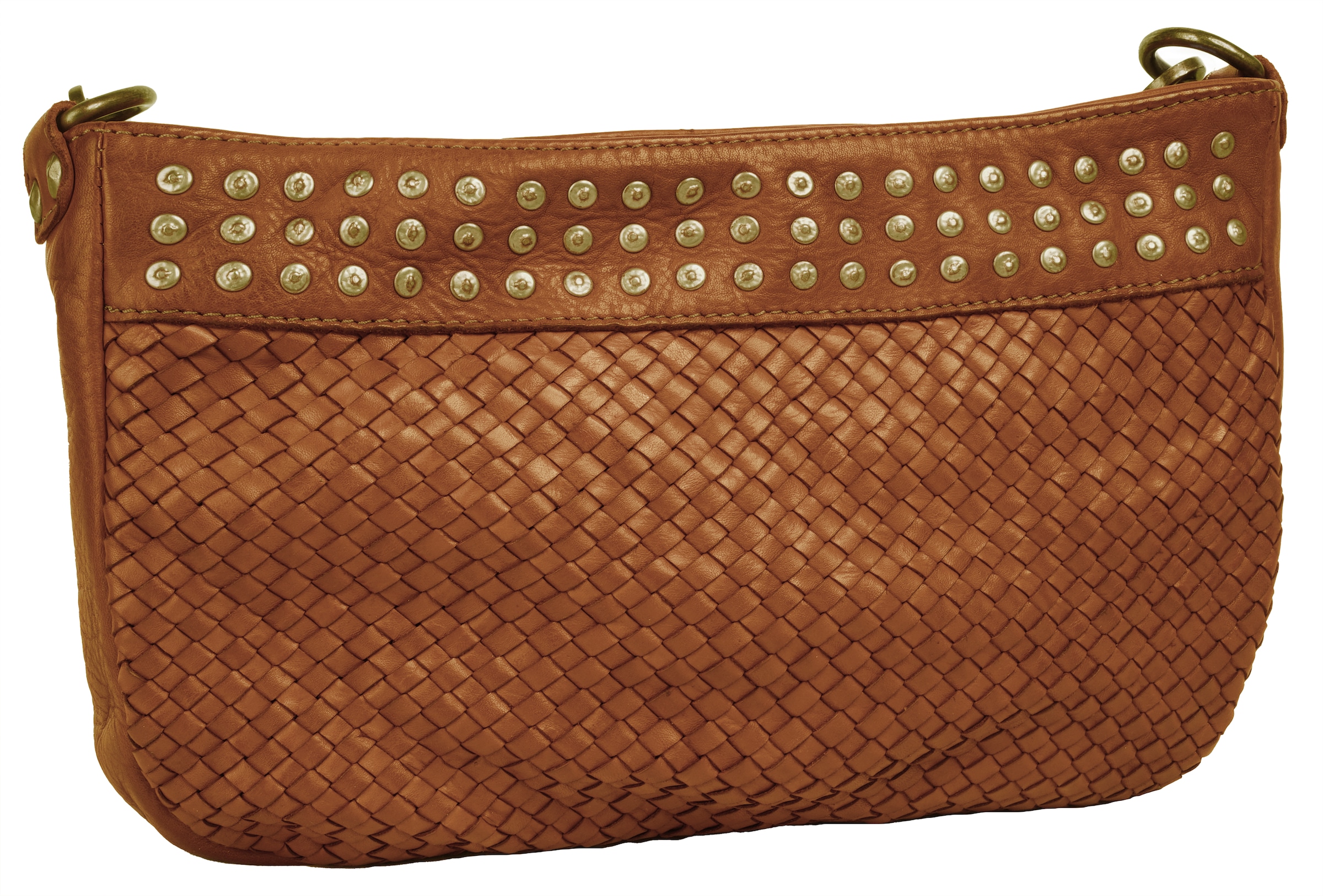 Samantha Look Umhängetasche echt Leder, Made in Italy