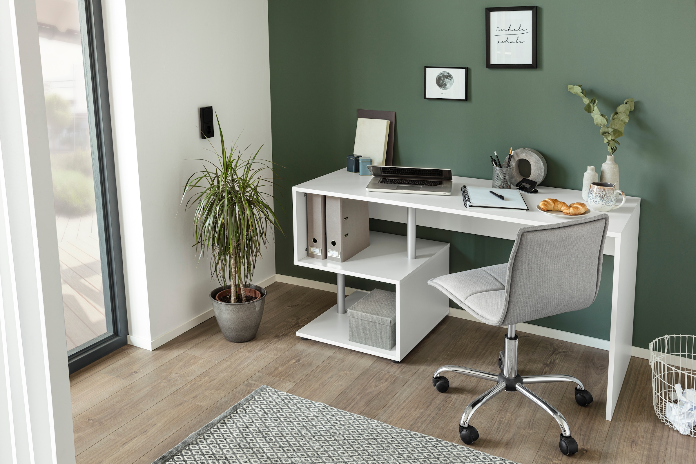 VOGL Möbelfabrik Schreibtisch »Essy« mit offenen Elementen