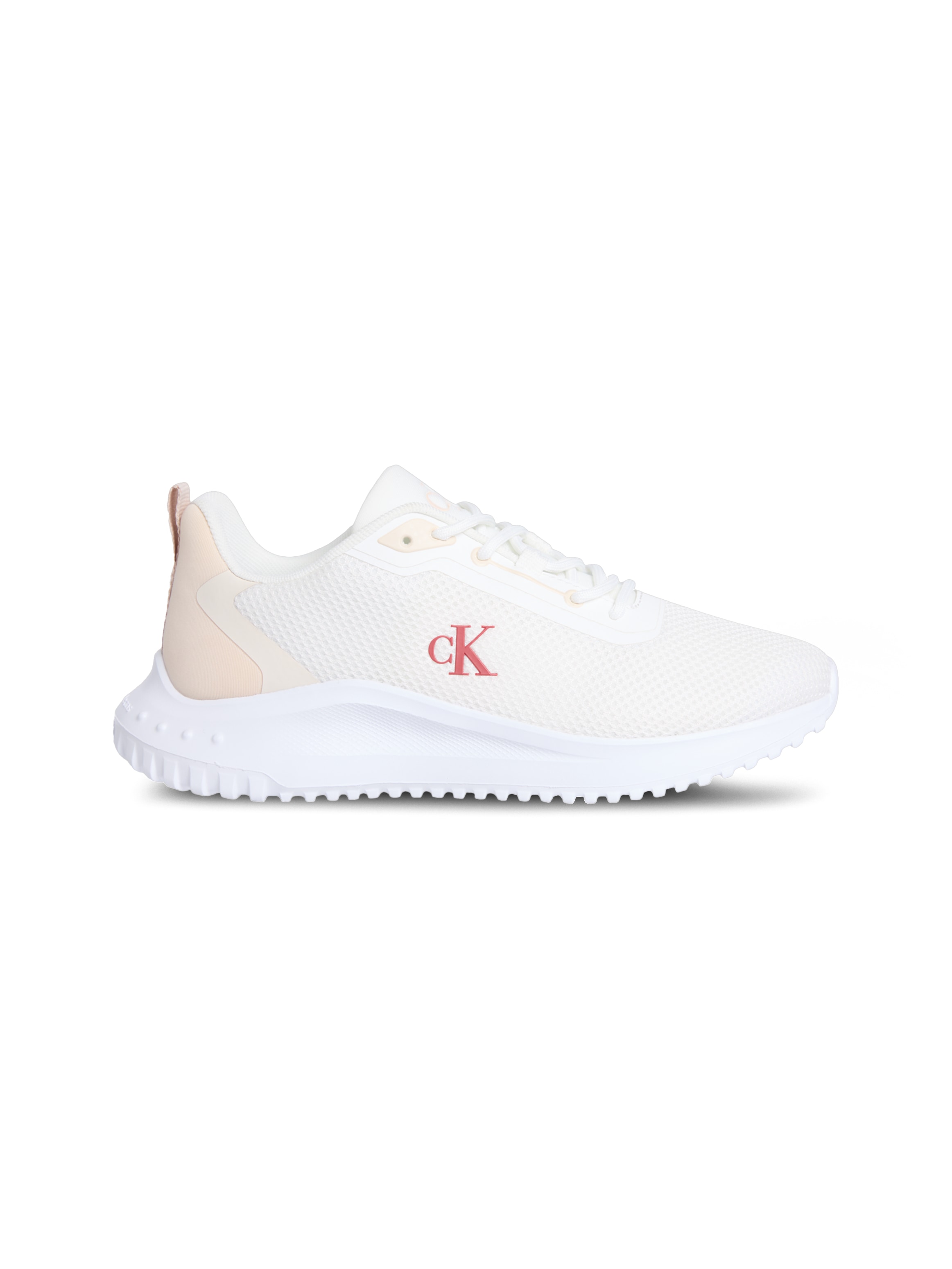 Calvin Klein Jeans Sneaker »EVA RUNNER L-UP MIX MESH LOGO CK«, Schnürschuh, Freizeitschuh, Halbschuh mit CK Logo an der Seite