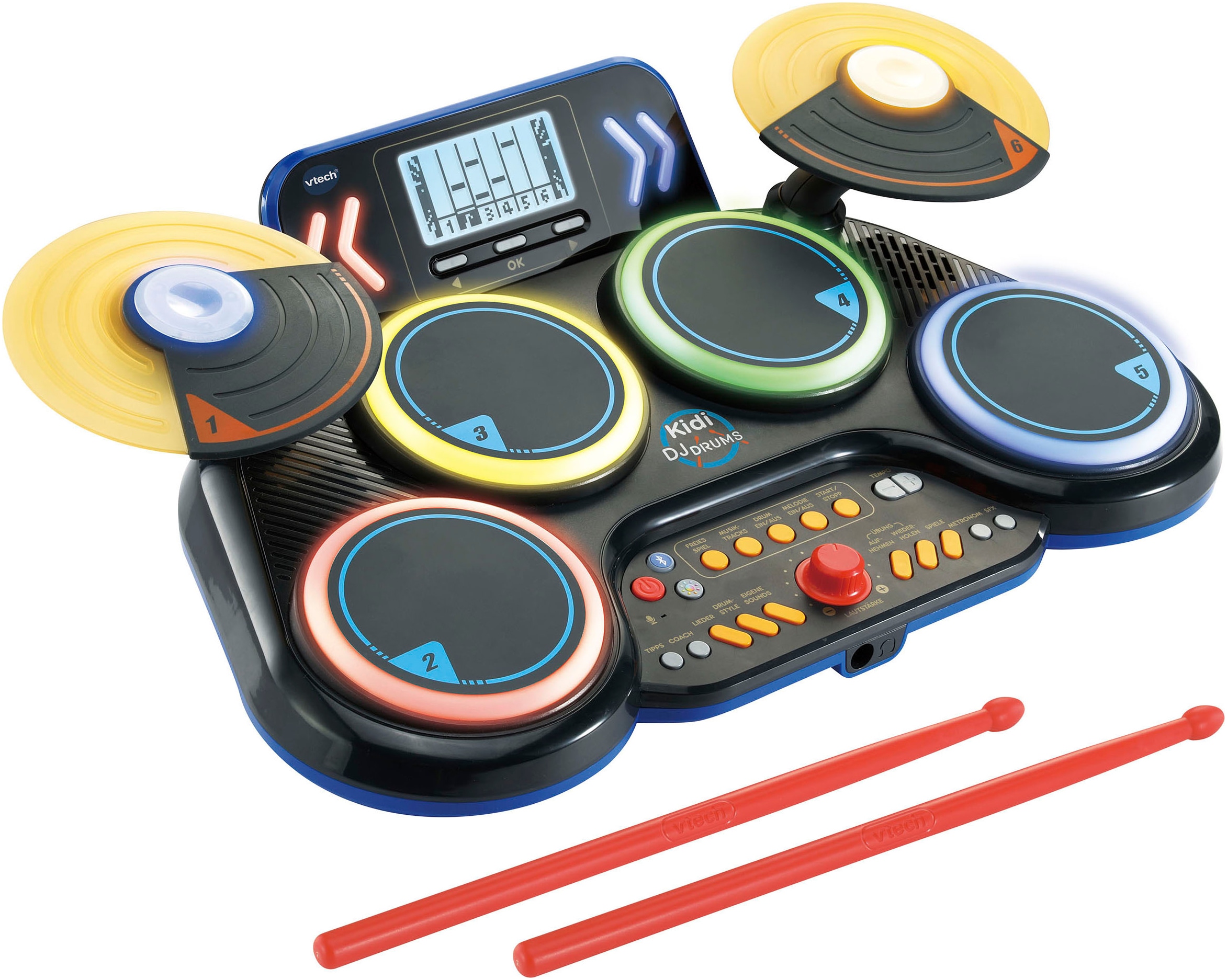 Vtech® Spielzeug-Musikinstrument »Kidi DJ Drums«, mit Bluetooth-Funktion