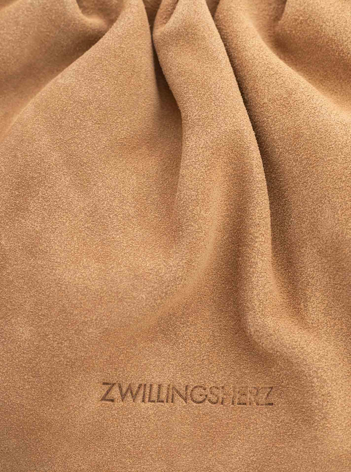 Zwillingsherz Tragetasche »"City Nights Suede"« justierbares Band, softes Wild-Leder