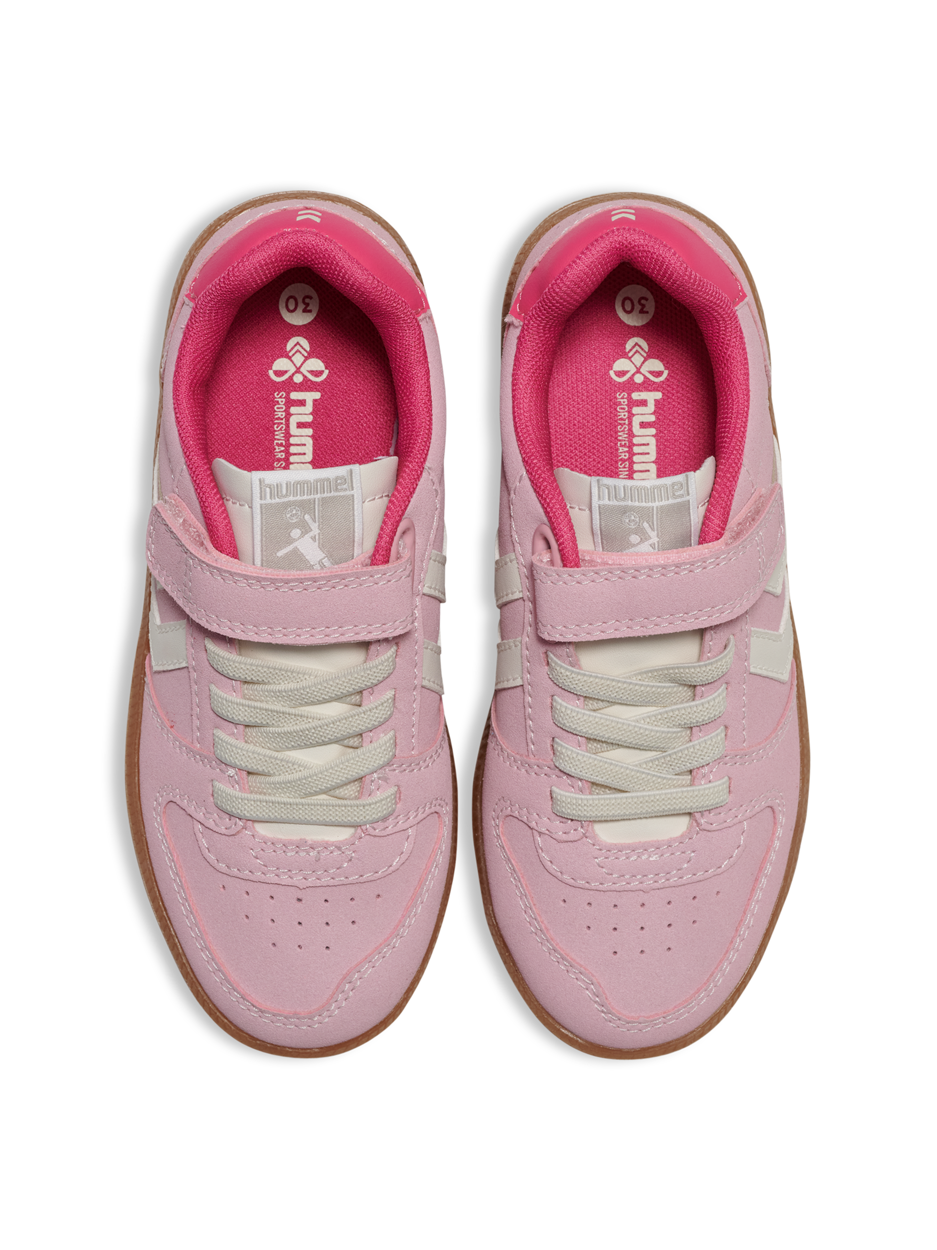 hummel Sneaker »HANDBALL PERFEKT CL JR«  elastische Schnürsenkel, leichtes Material, EVA-Dämpfung