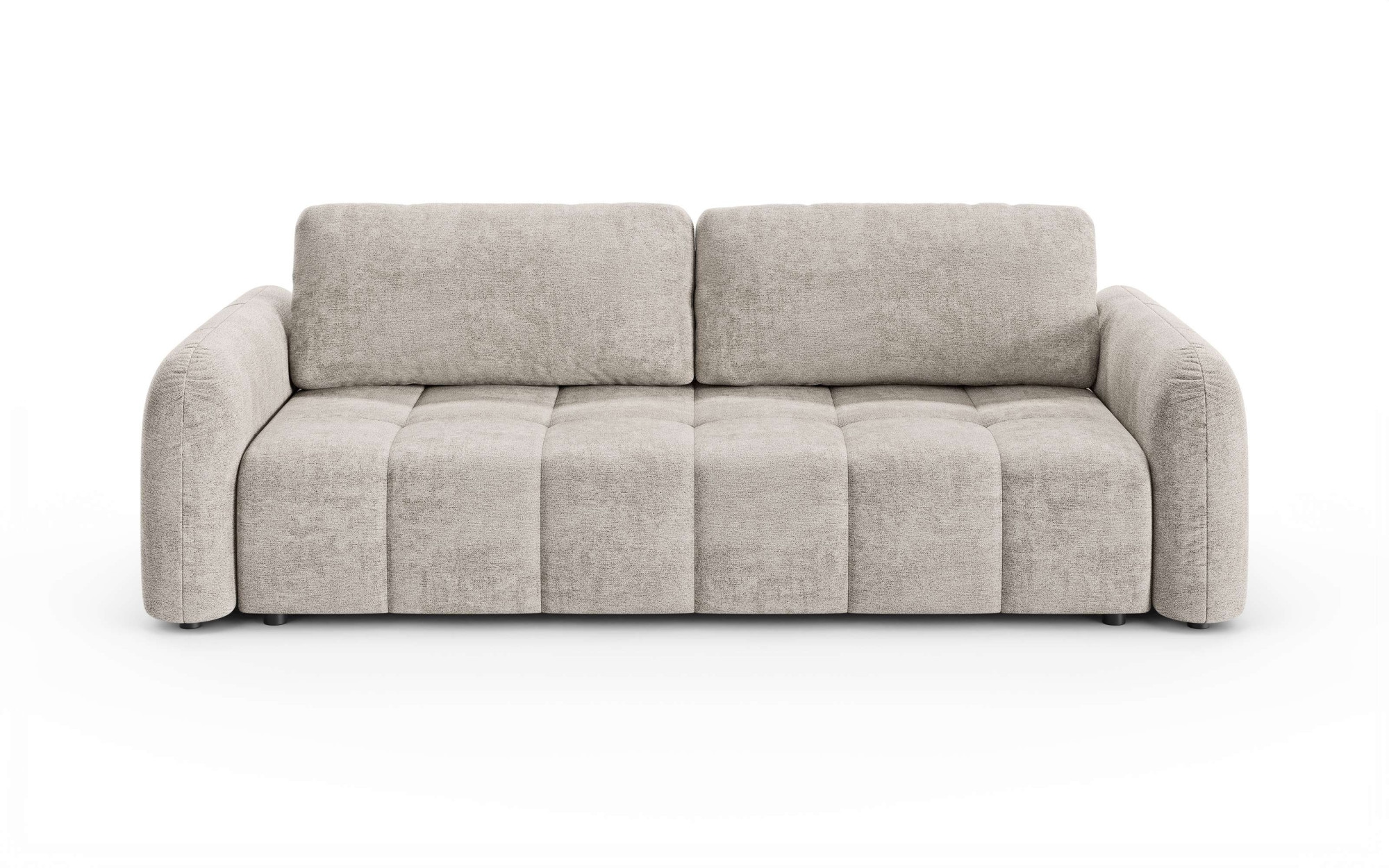 OTTO home 3-Sitzer »NERRINA Schlafsofa, Bettkasten, komfortables Sitzgefühl, Breite 234cm« Liegefläche 146x193cm, inklusive Rückenkissen, moderne Steppung