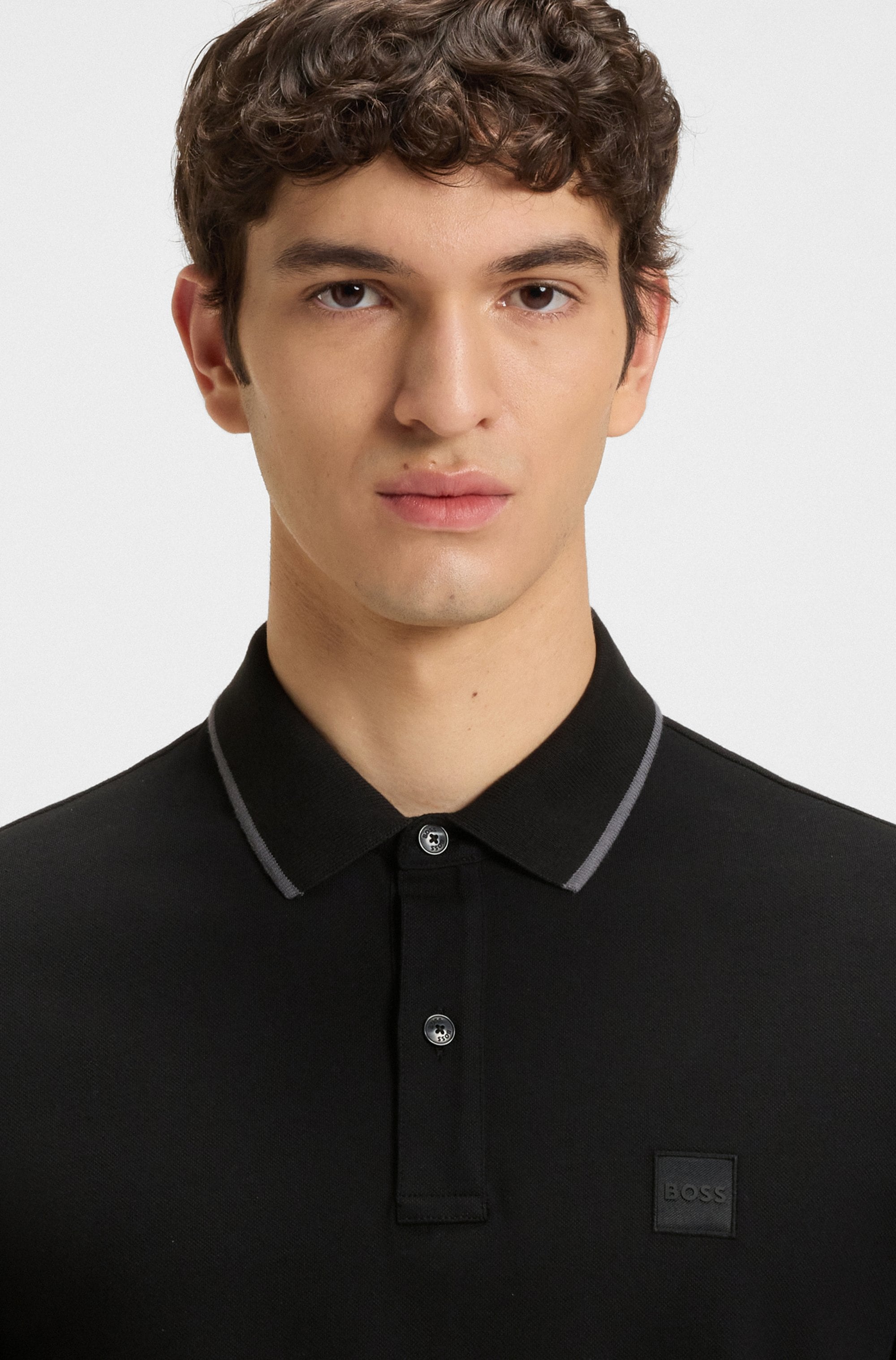 BOSS ORANGE Poloshirt »Passertip«, mit BOSS Logo-Badge