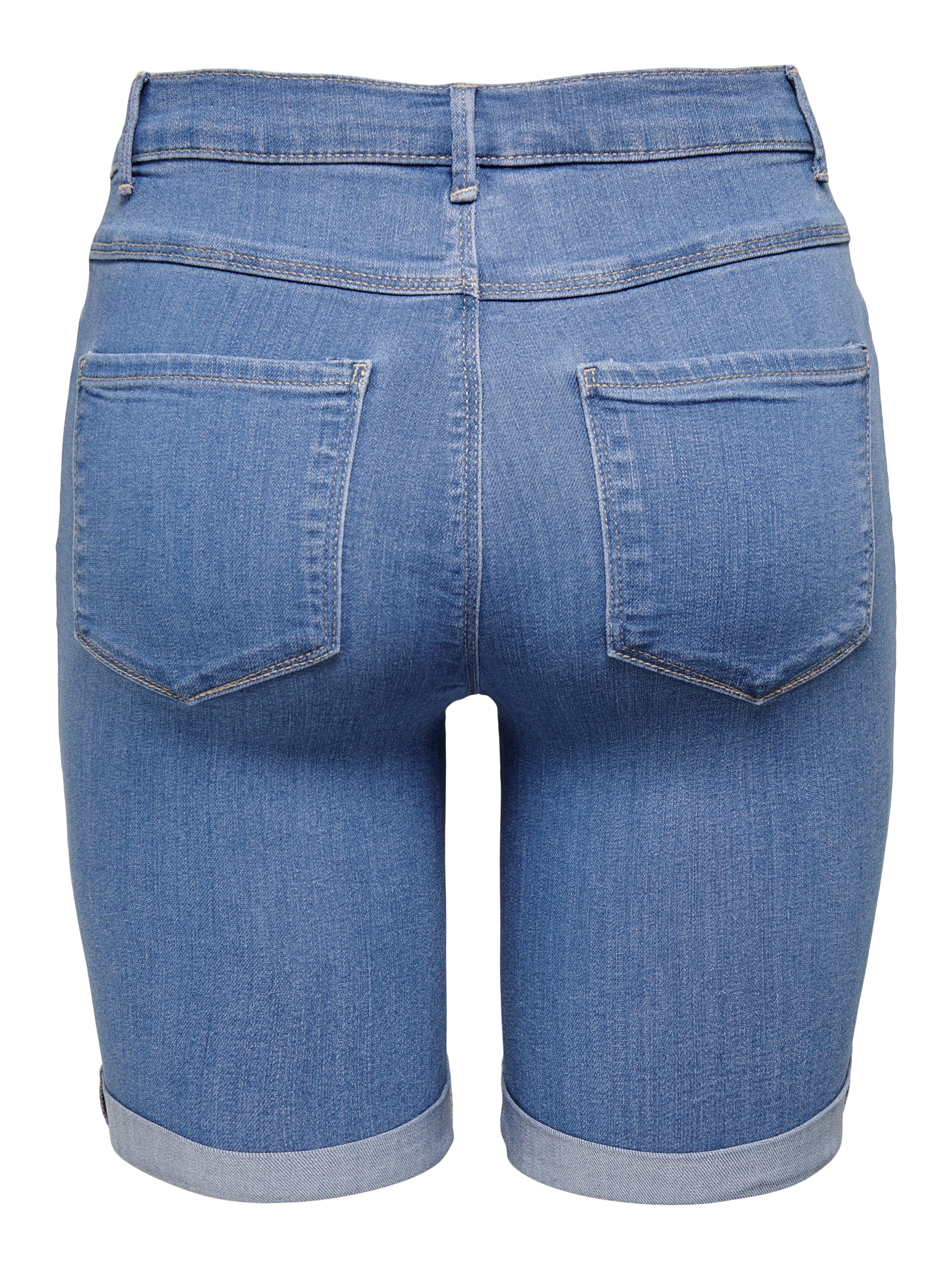 ONLY Jeansshorts »ONLRAIN LIFE MID LONG DNM SHORTS NOOS«
