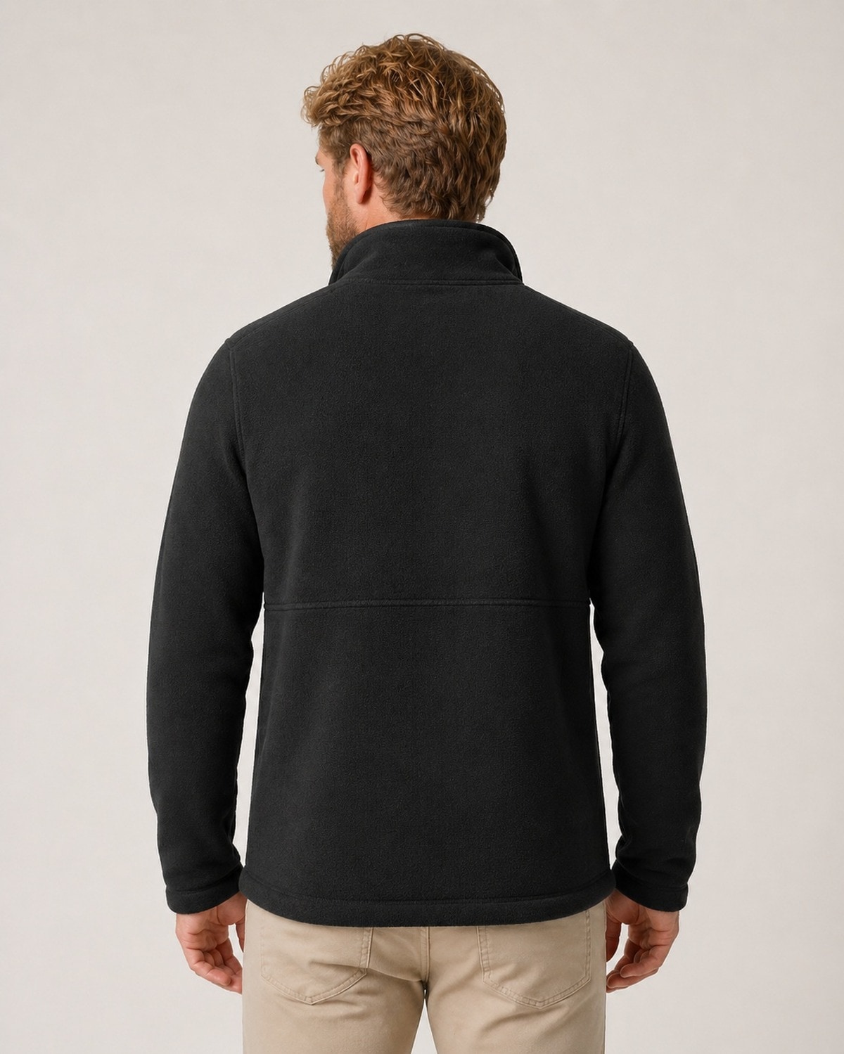 LPO Kapuzenfleecejacke »Rhys Outdoor« mit Kapuze mit Langhaarfleece